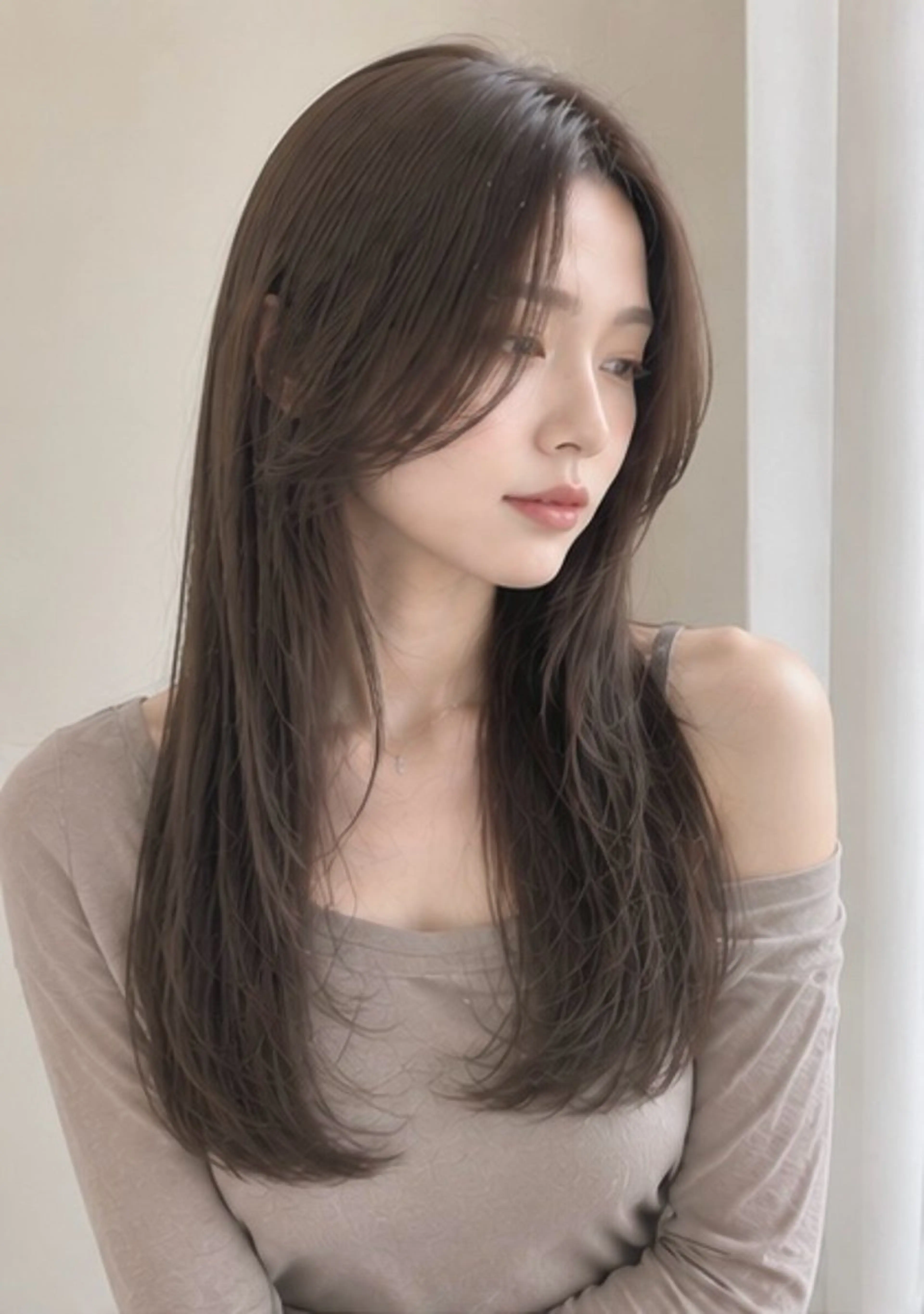 ロング カラー カット ヘアカラー トリートメント Garden 浅草蔵前のヘアスタイル