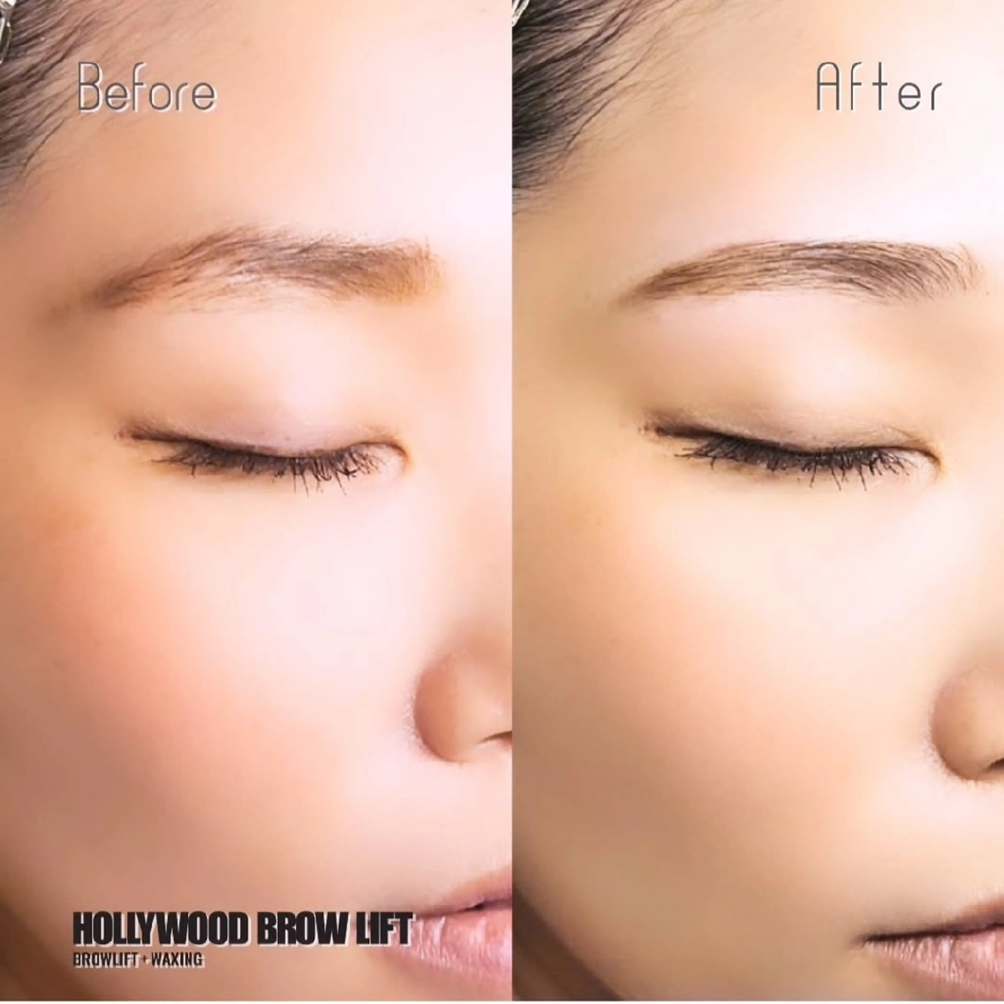 \ ふんわり or きりっと！/ HBL・ハリウッドブロウリフト＆メイク(ワックス脱毛なし)の写真