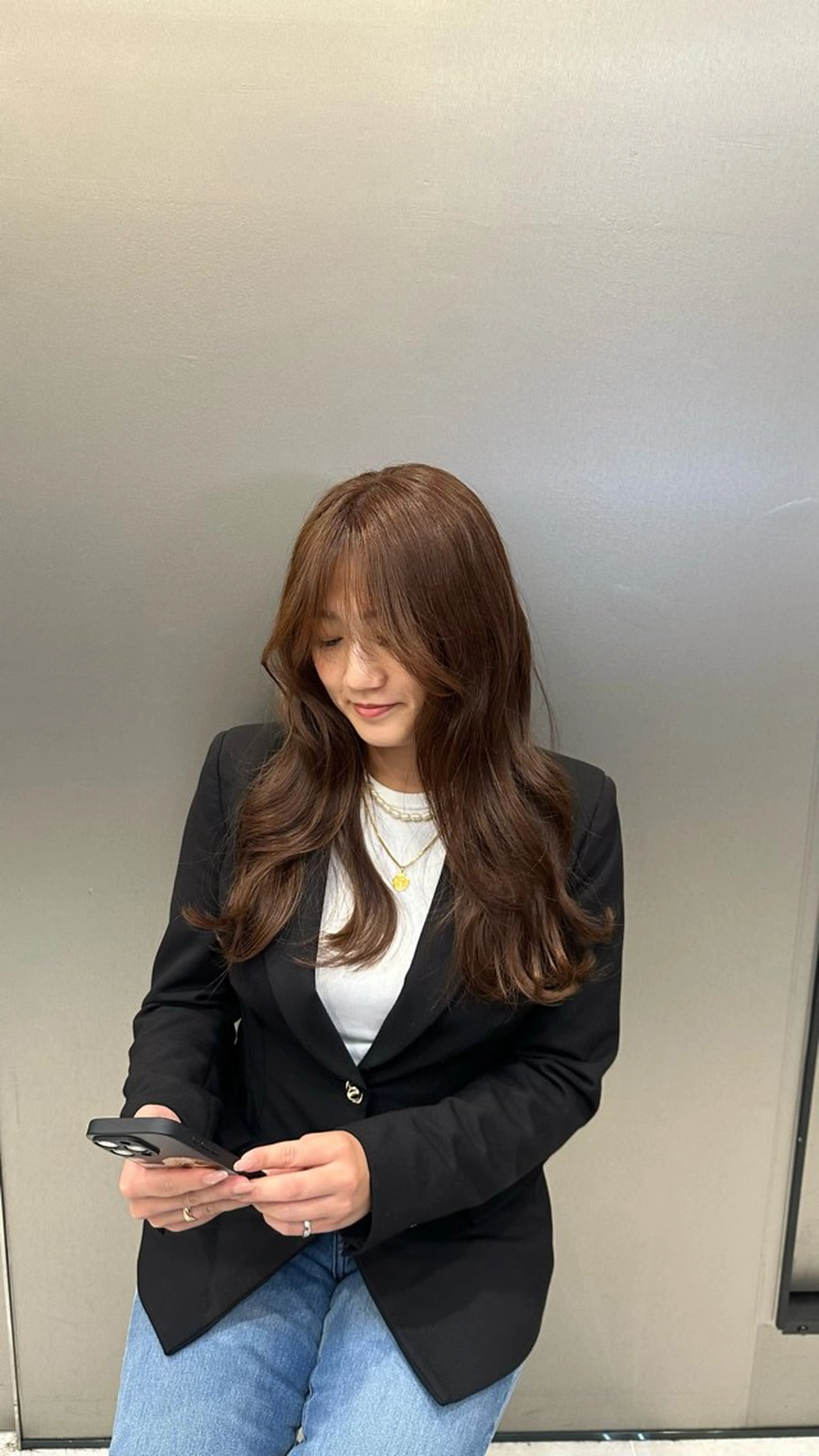 ロング カラー 小北 つつみのヘアスタイル