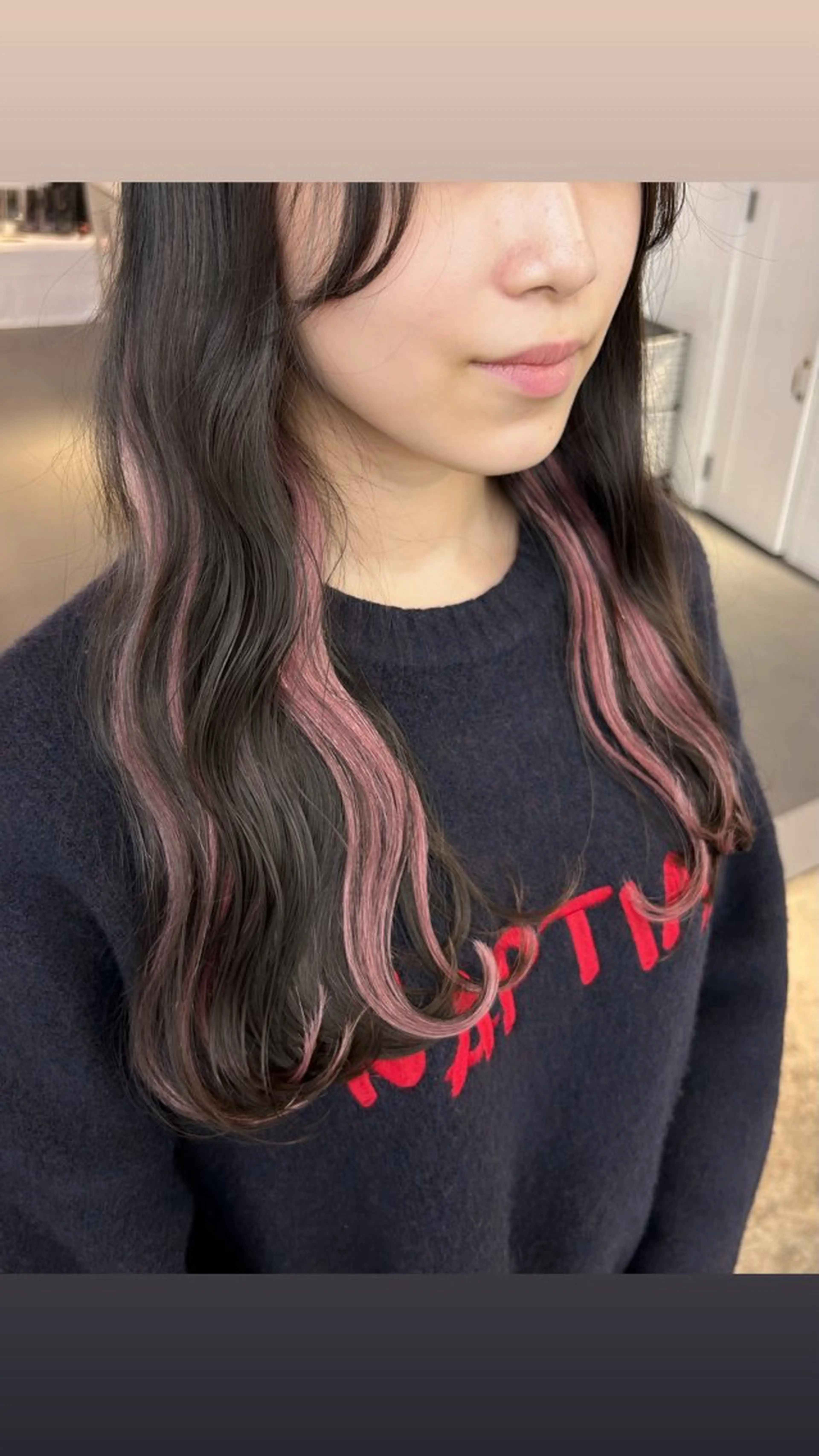 セミロング カット ヘアカラー エクステ MiRI💜地毛級 エクステ✖似合わせ技のヘアスタイル