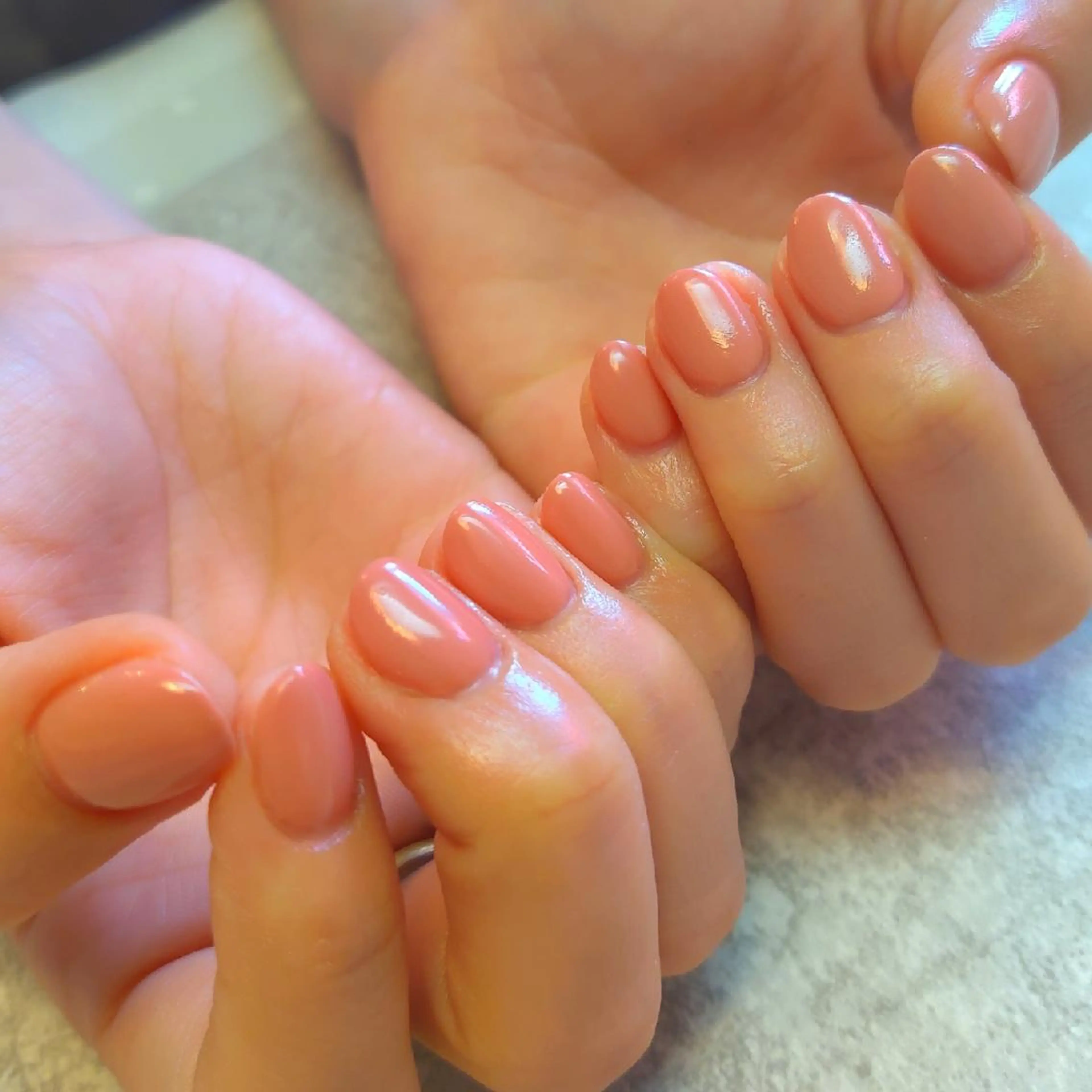 ネイル ワンカラーネイル ジェヌインネイル 河内のネイルデザイン