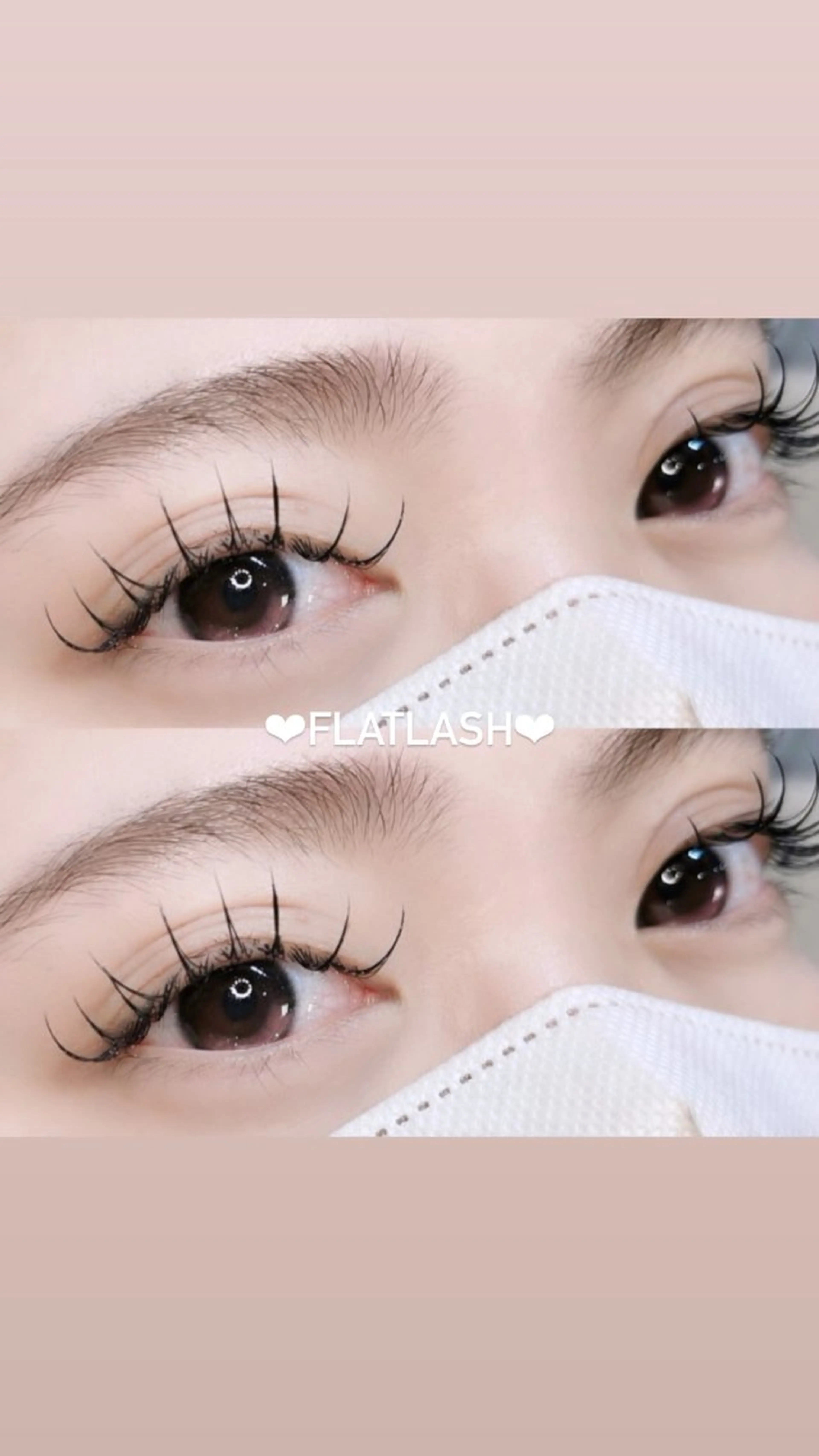 マツエク・マツパ フラットラッシュ OLIVIA 松本のマツエク・マツパデザイン