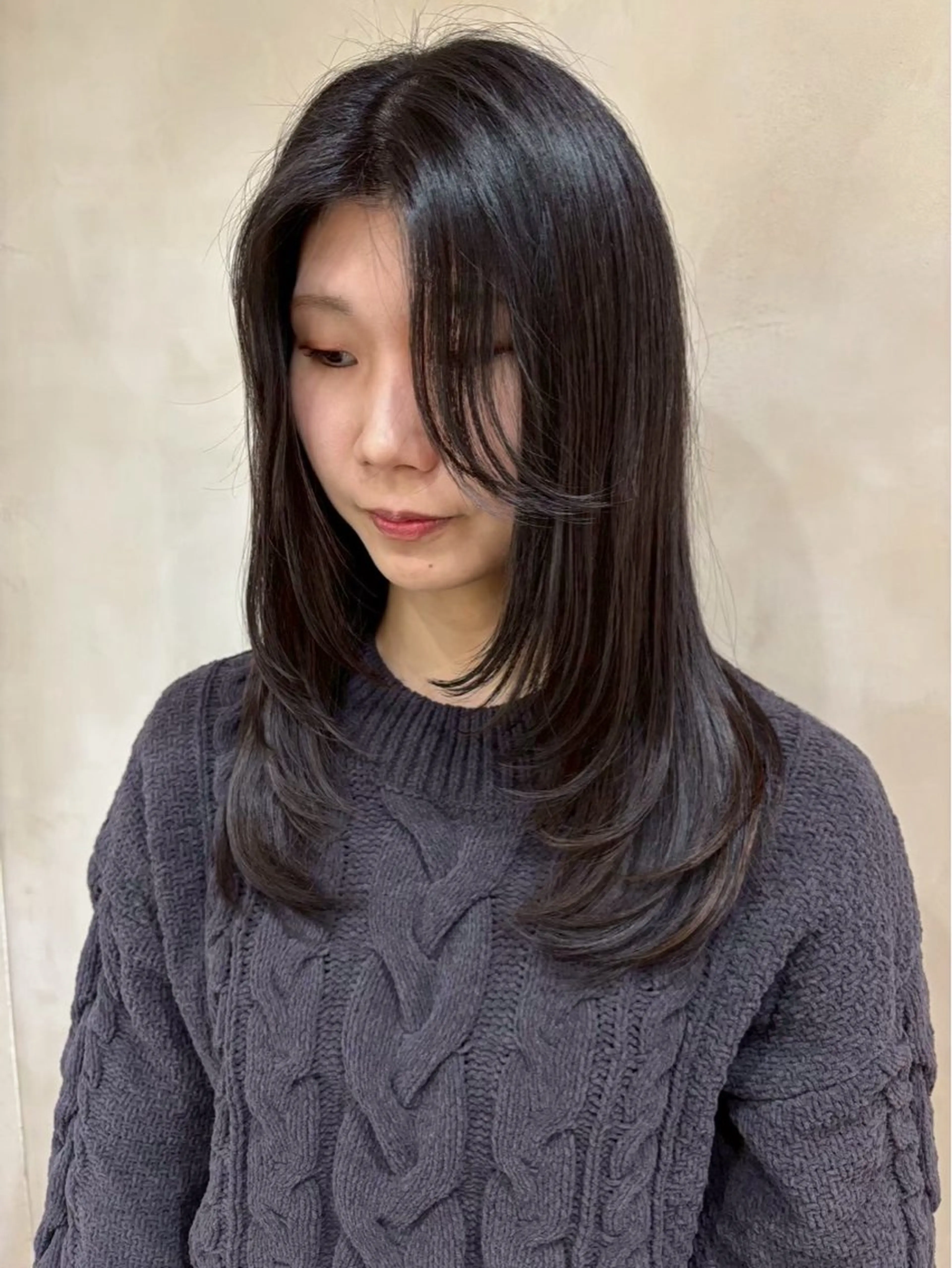 ミディアム LUVISM ボブ りきカットモデル募集のヘアスタイル