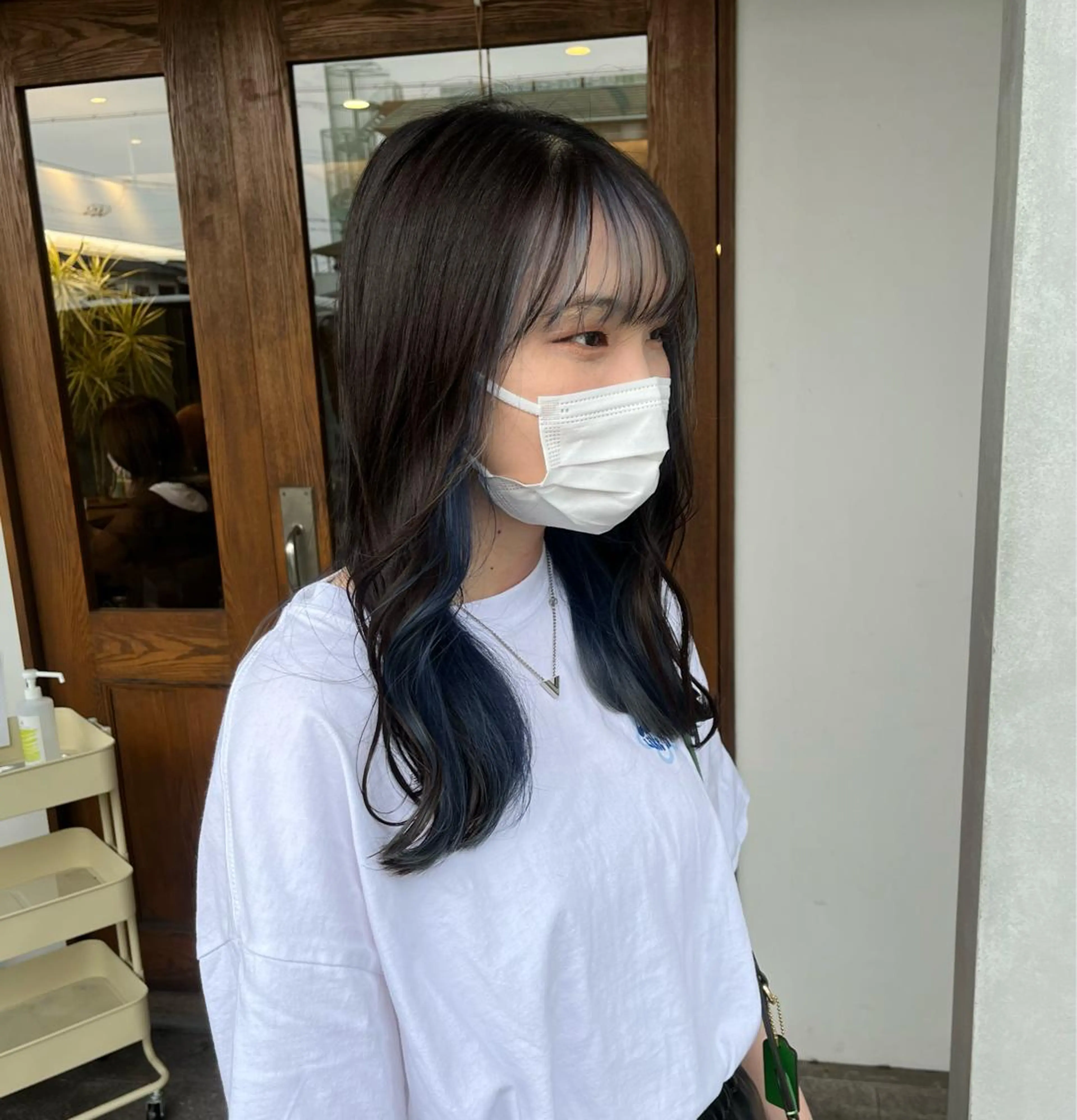 ミディアム カラー ヘアカラー トリートメント 中井亜未/ 姫路ボブのヘアスタイル