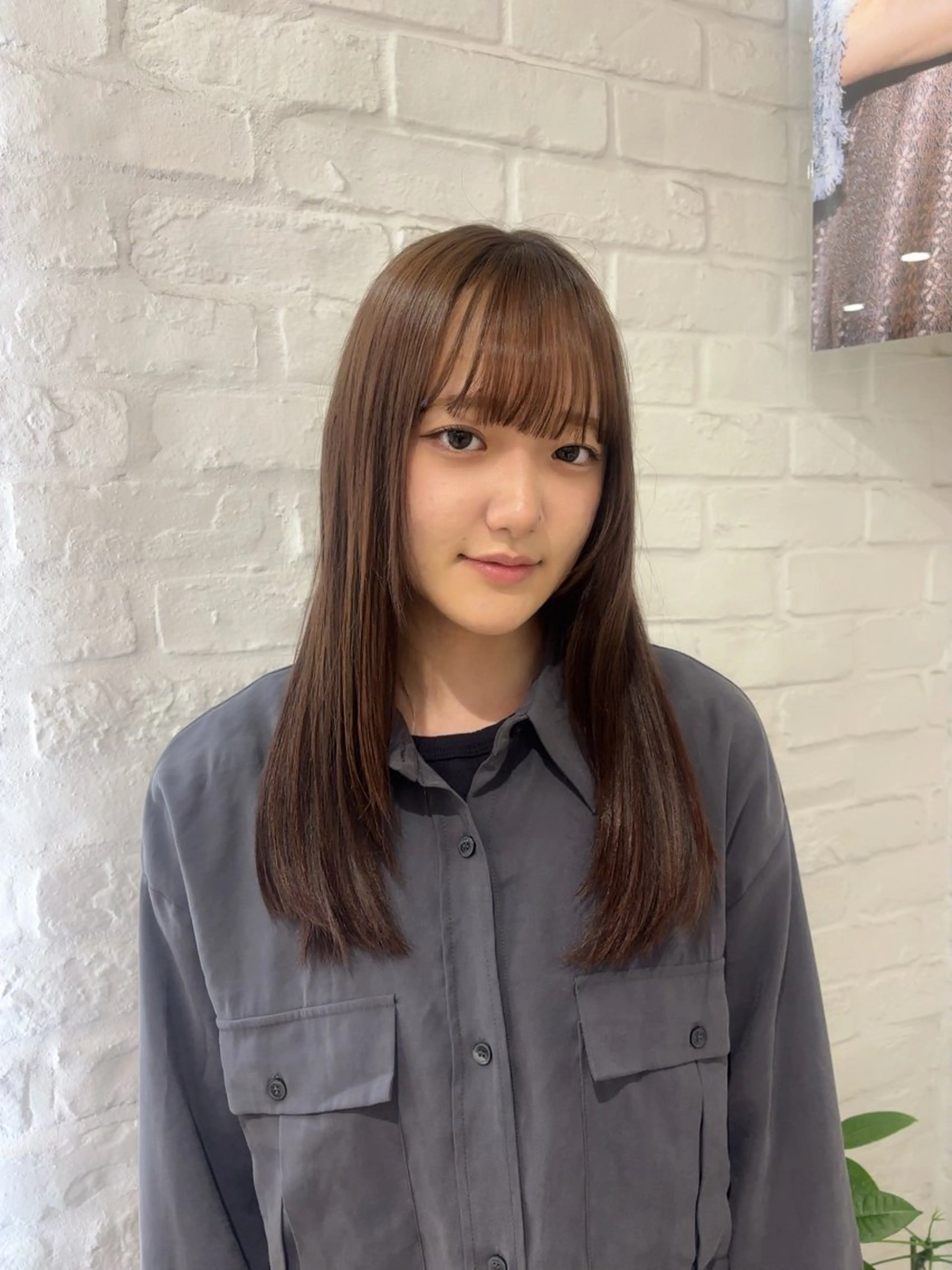 セミロング カラー 💈メンズパーマ カラー💈momoのヘアスタイル