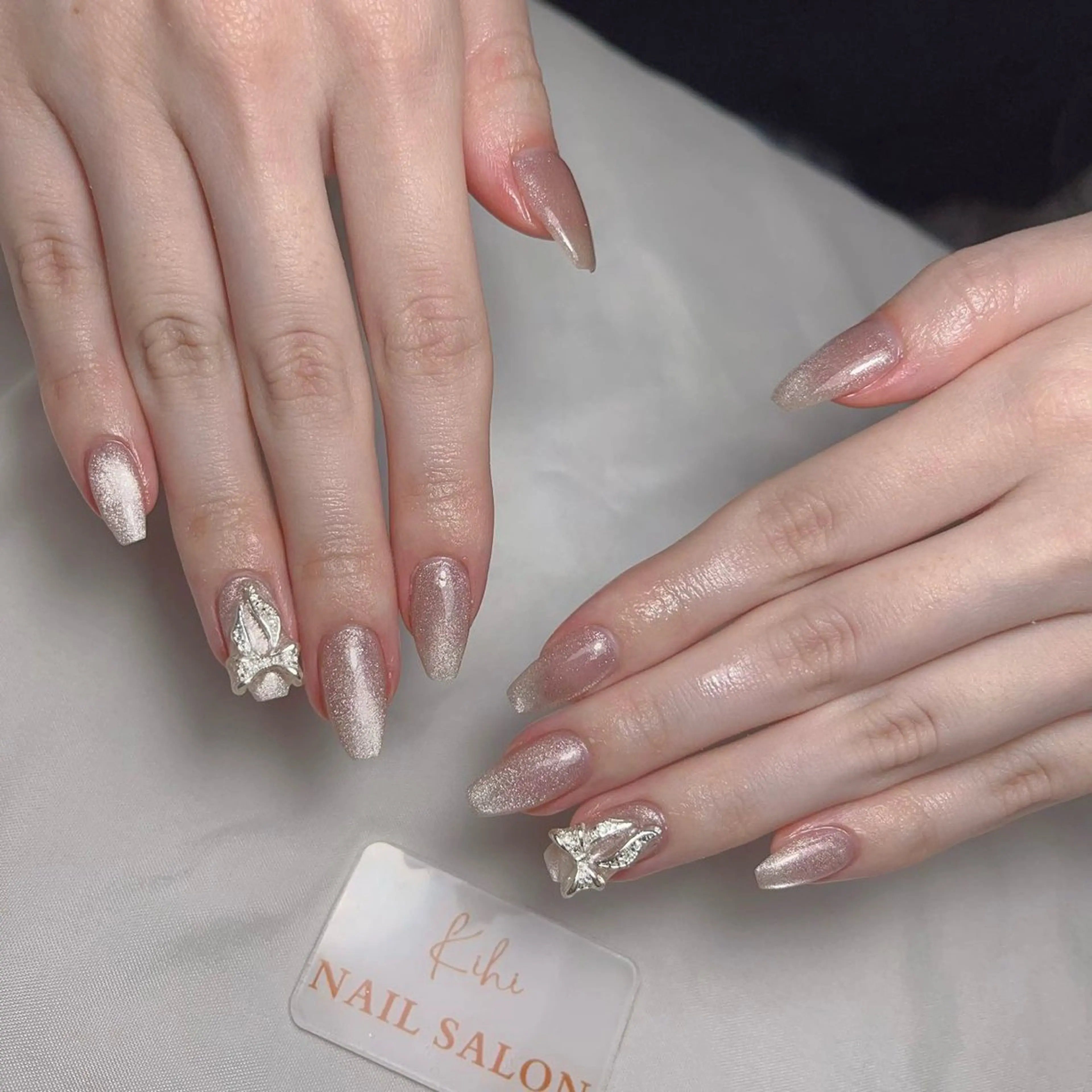 ネイル アートネイル フレンチネイル ジェルネイル グラデーション 韓国ネイル ハンドネイル ハンドケア さくら💮💮 【オフ無料】のネイルデザイン