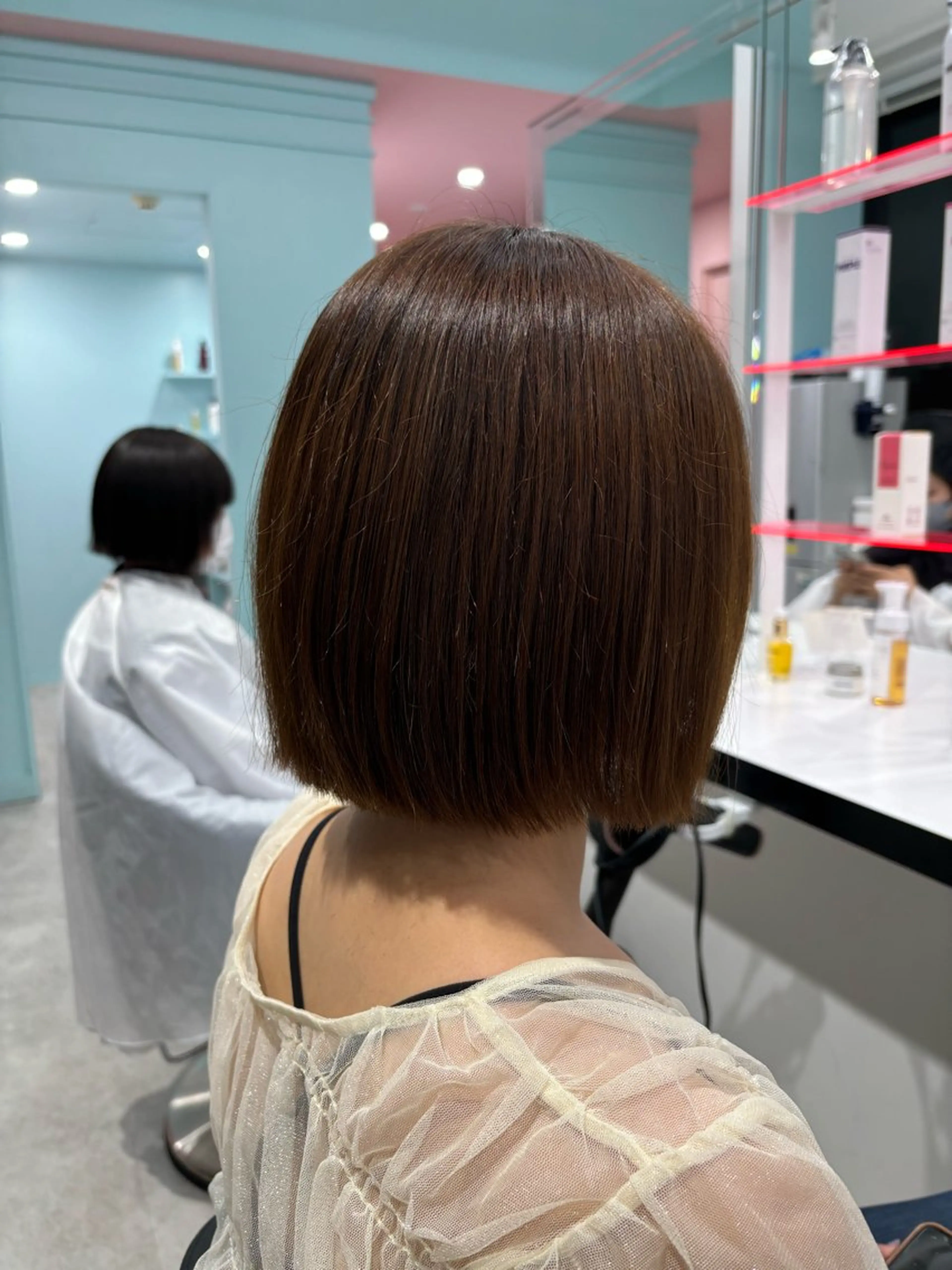 ミディアム Wカラー/暖色/べ ージュりく©︎🐝のヘアスタイル