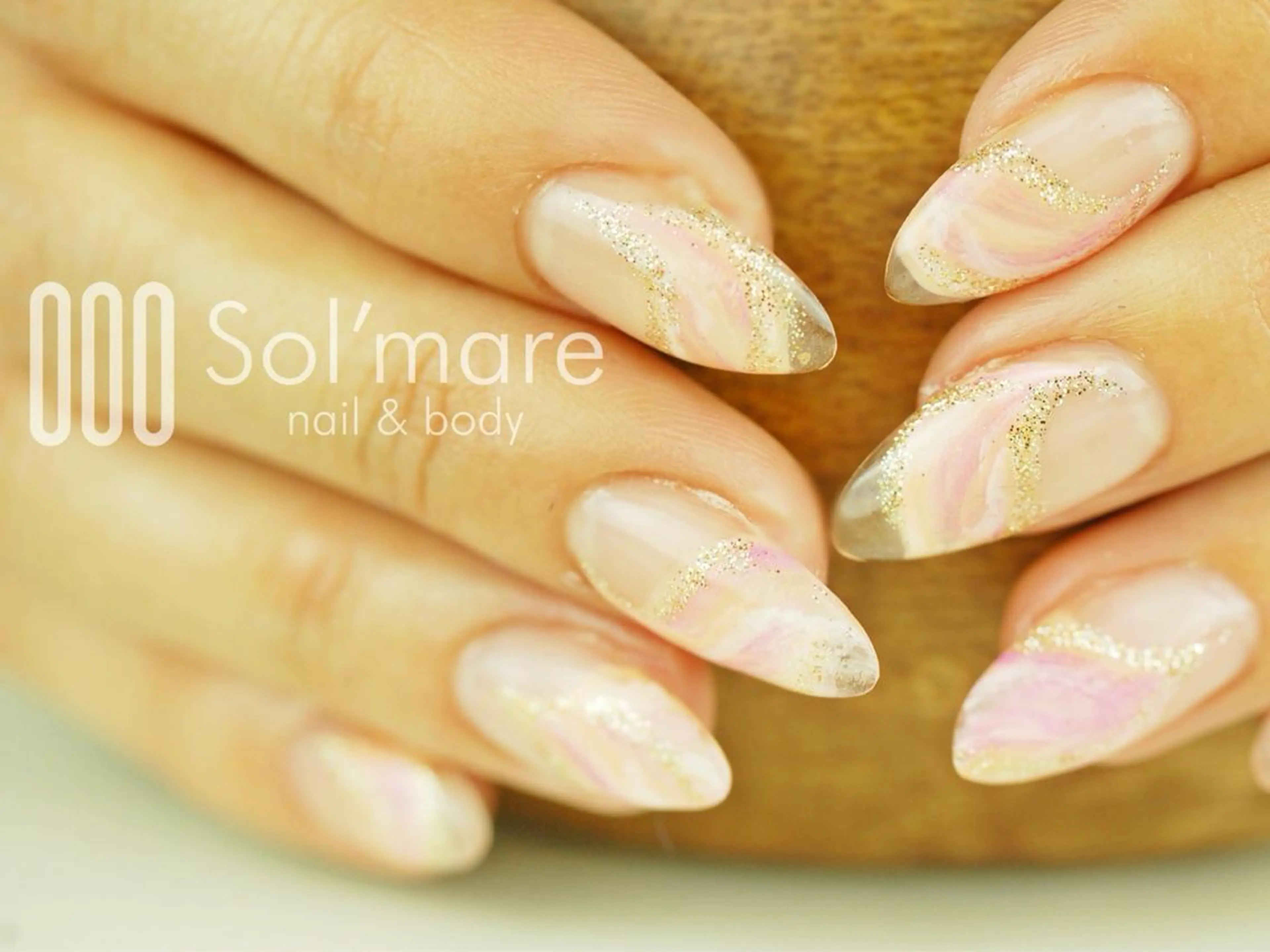 ネイル 長さ出し ジェルネイル ニュアンスネイル Solmare 中目黒 mutoのネイルデザイン