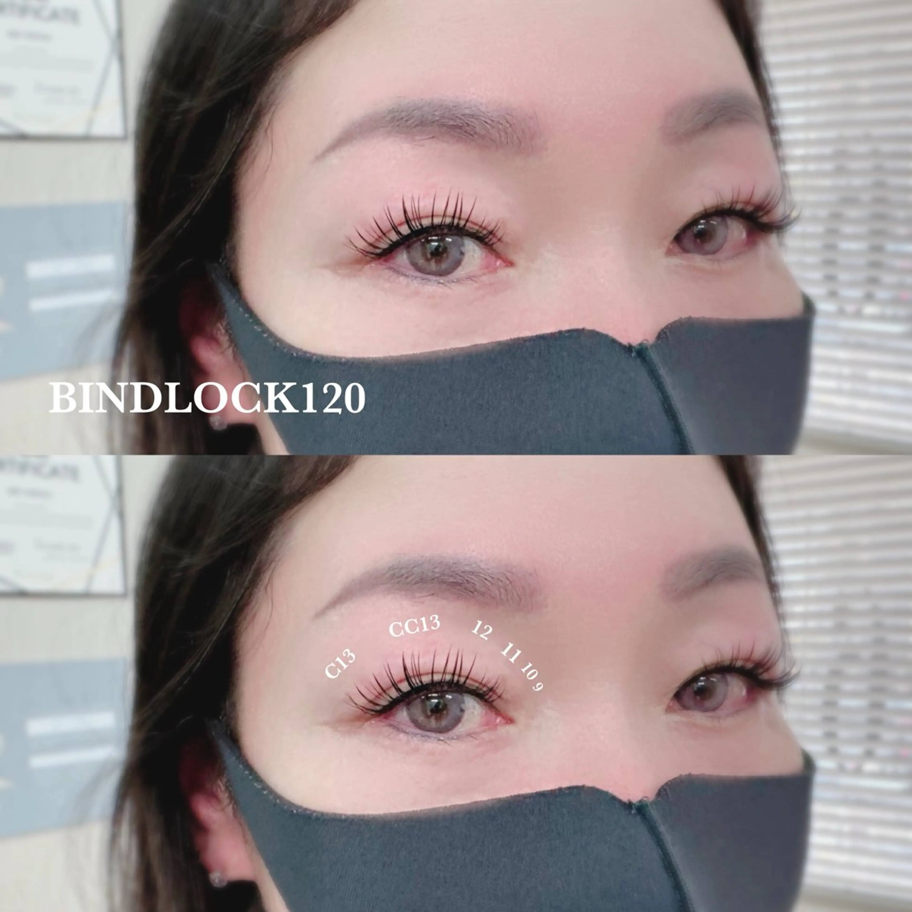 マツエク・マツパ バインドロック kiitos_ eyeのマツエク・マツパデザイン