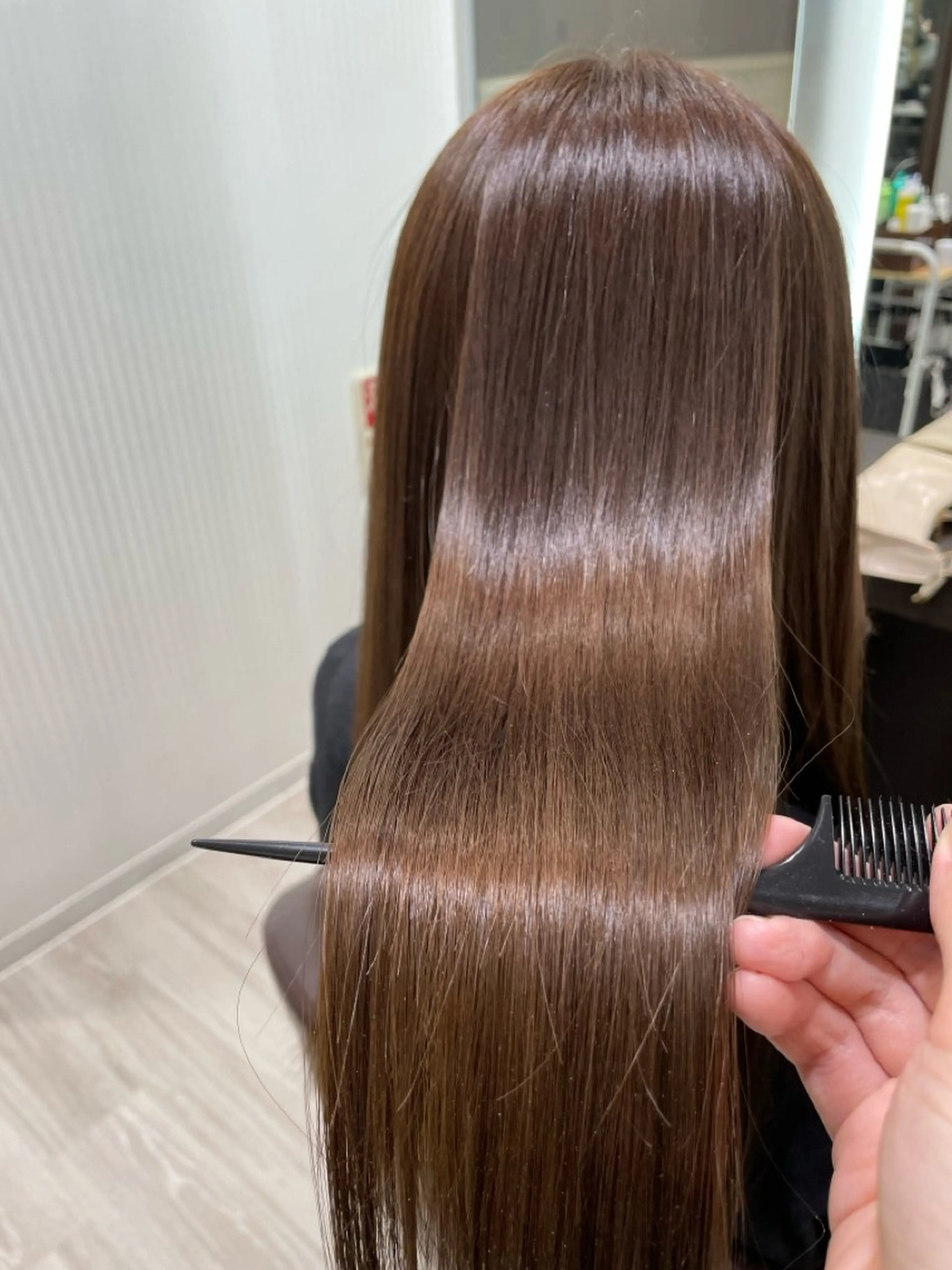 ロング カット 縮毛矯正 Livna所属・赤池 日菜子のヘアスタイル