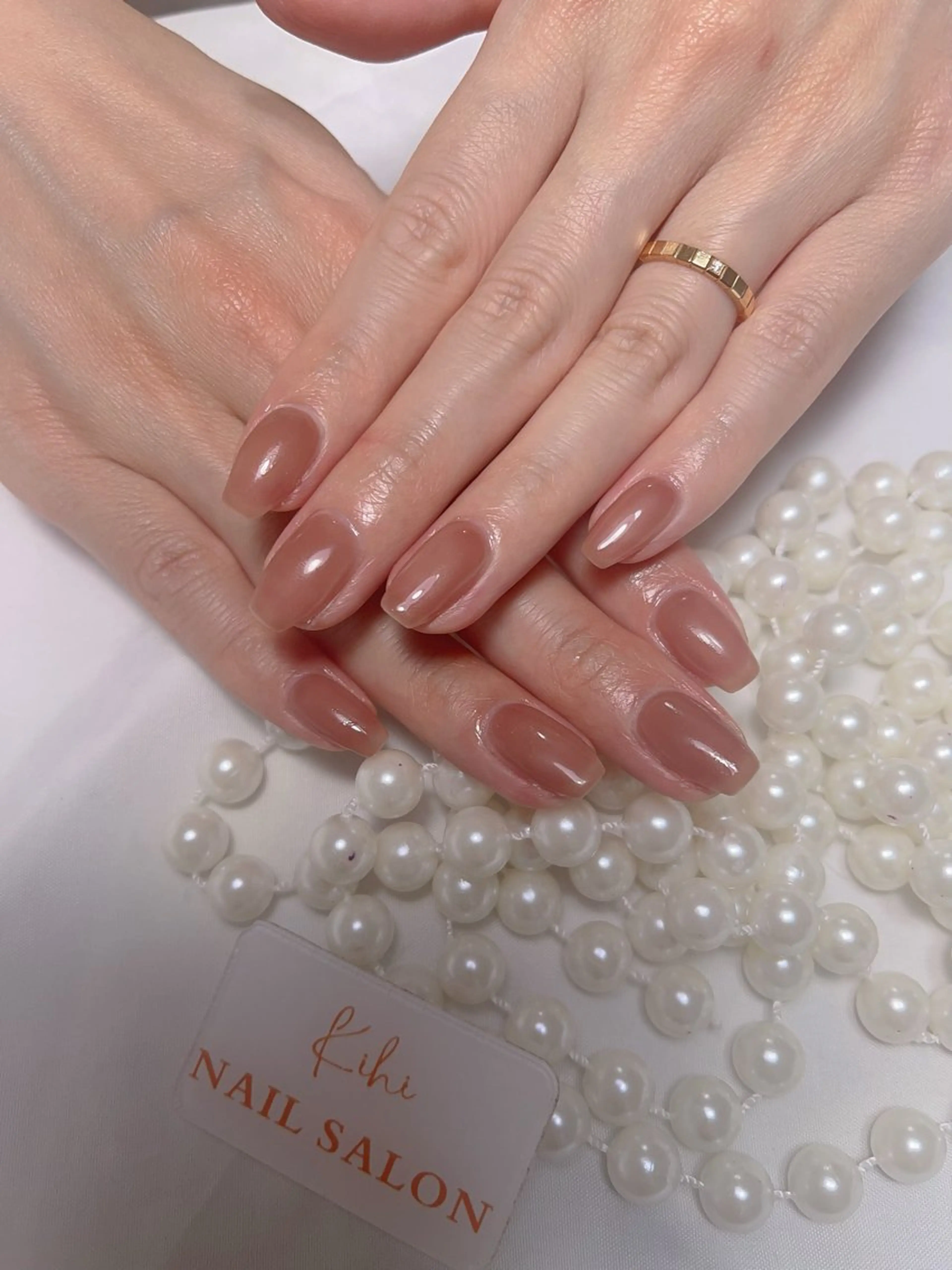 ネイル アートネイル フレンチネイル ジェルネイル グラデーション 韓国ネイル ハンドネイル 小林 あゆみのネイルデザイン