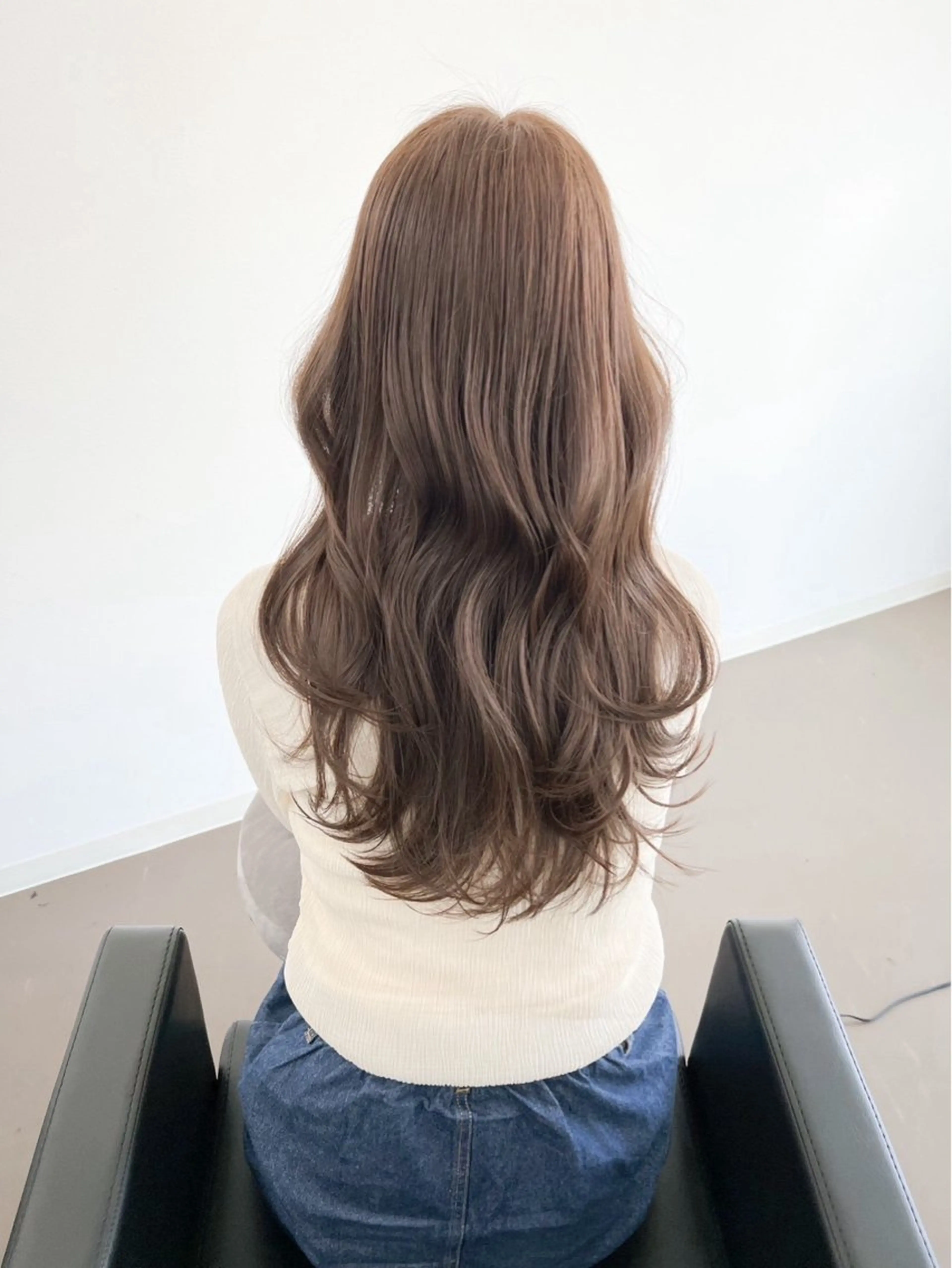 セミロング カラー ヘアカラー ioe元町 yukaのヘアスタイル