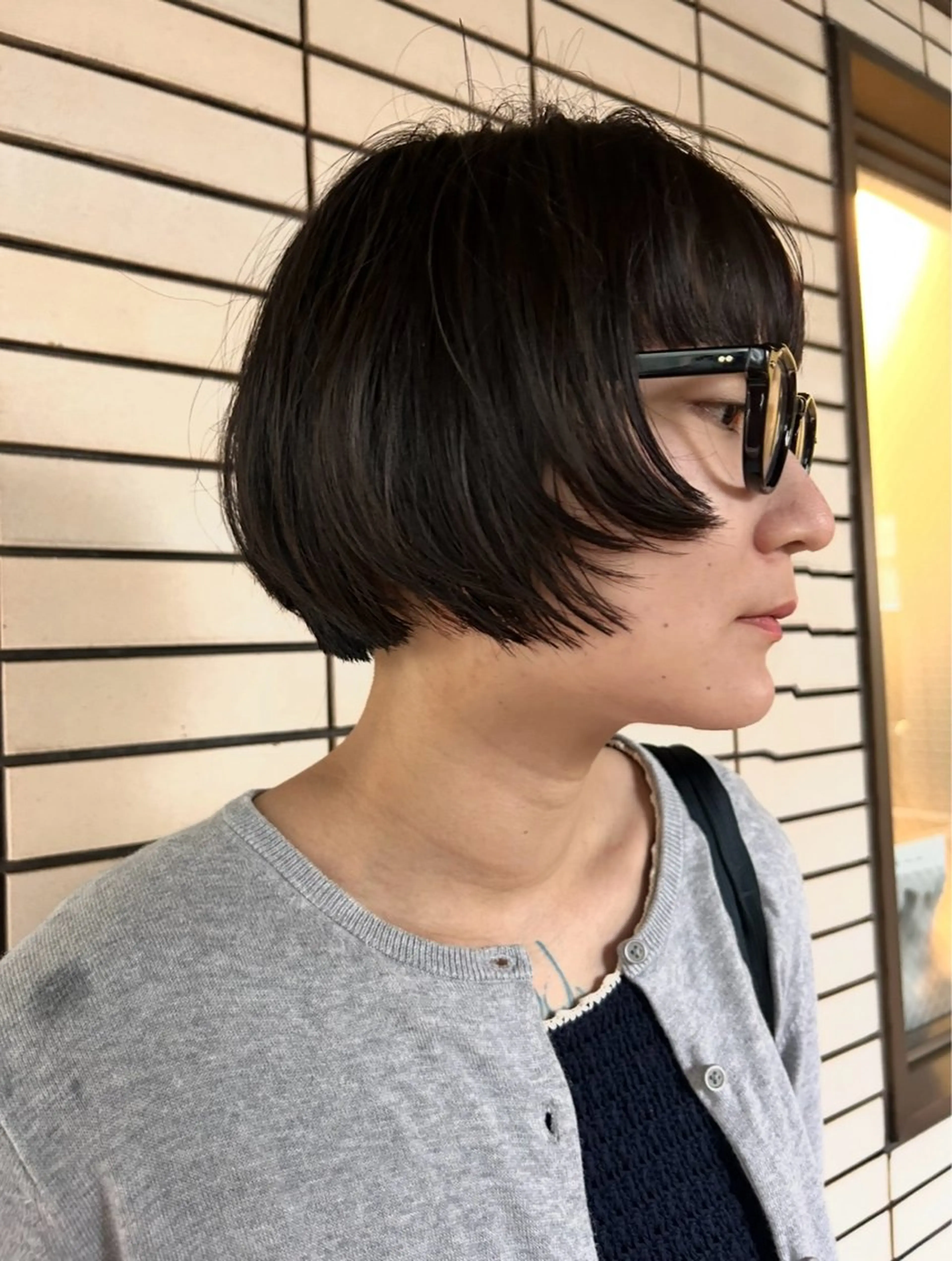 ショート デザインカット/ パーマ/nanaのヘアスタイル