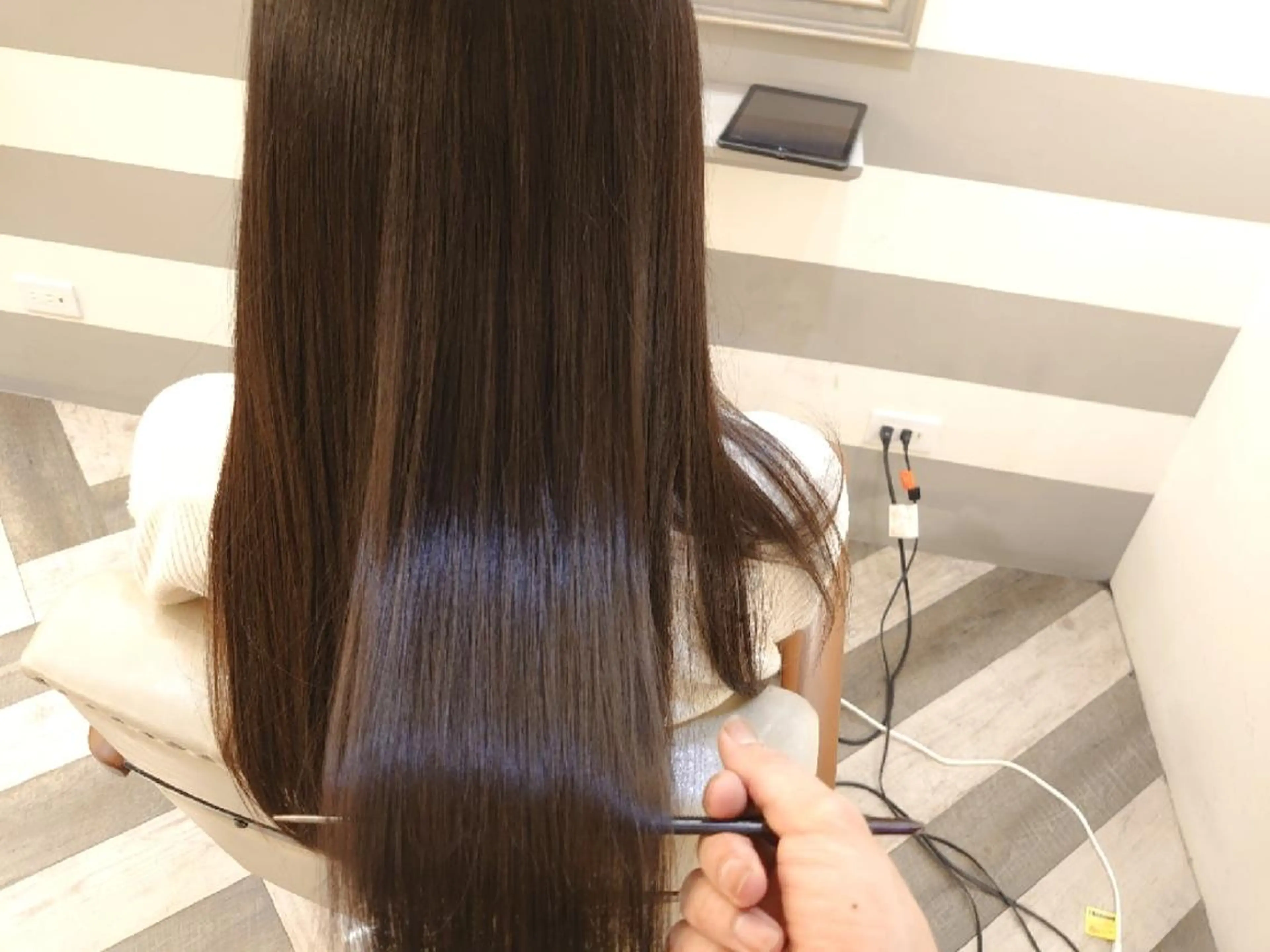 ロング 髪質改善 カット トリートメント 渡辺 康行のヘアスタイル