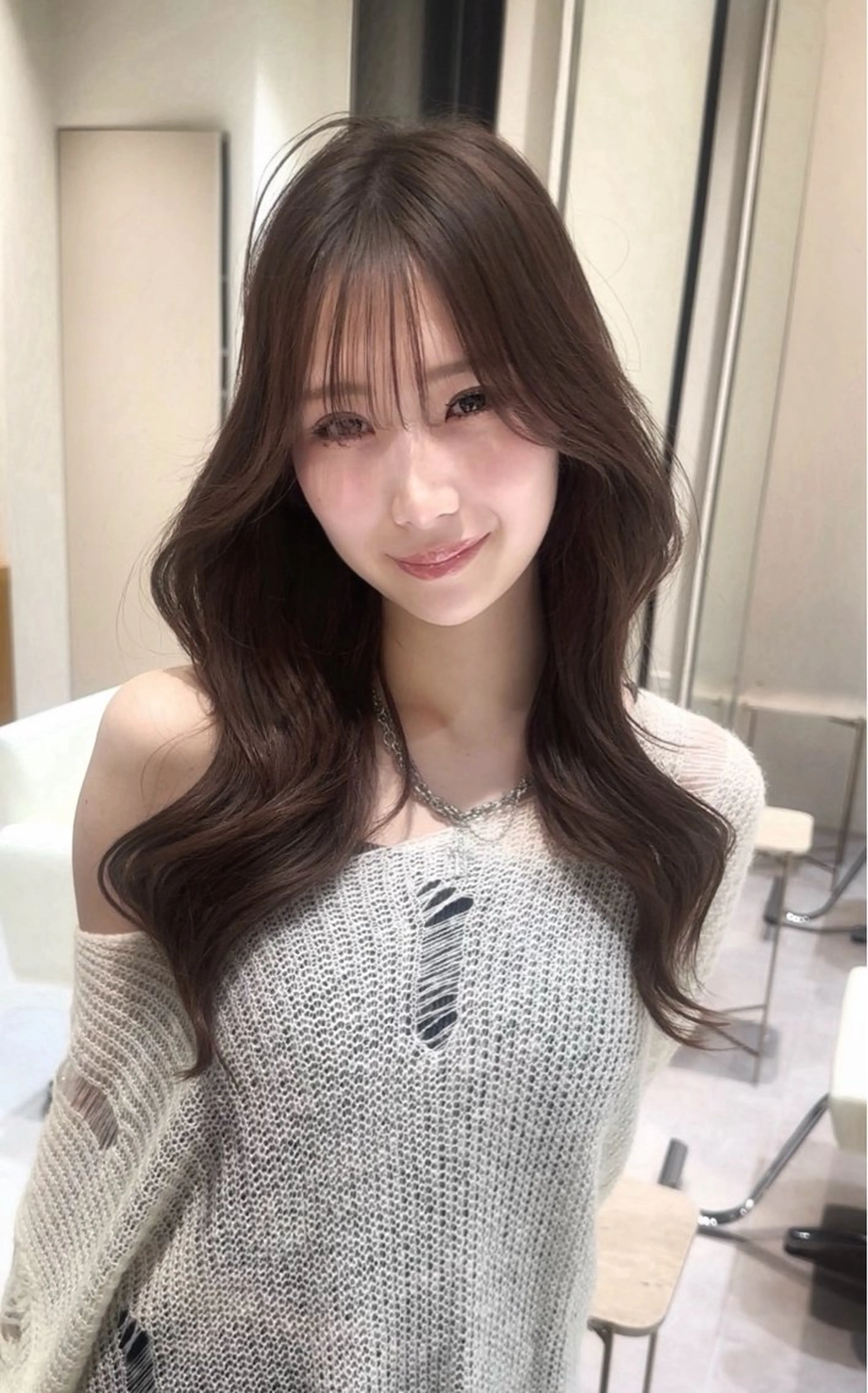 ロング 髪質改善 レイヤーカット 🎀透明感カラー shizuka🎀のヘアスタイル