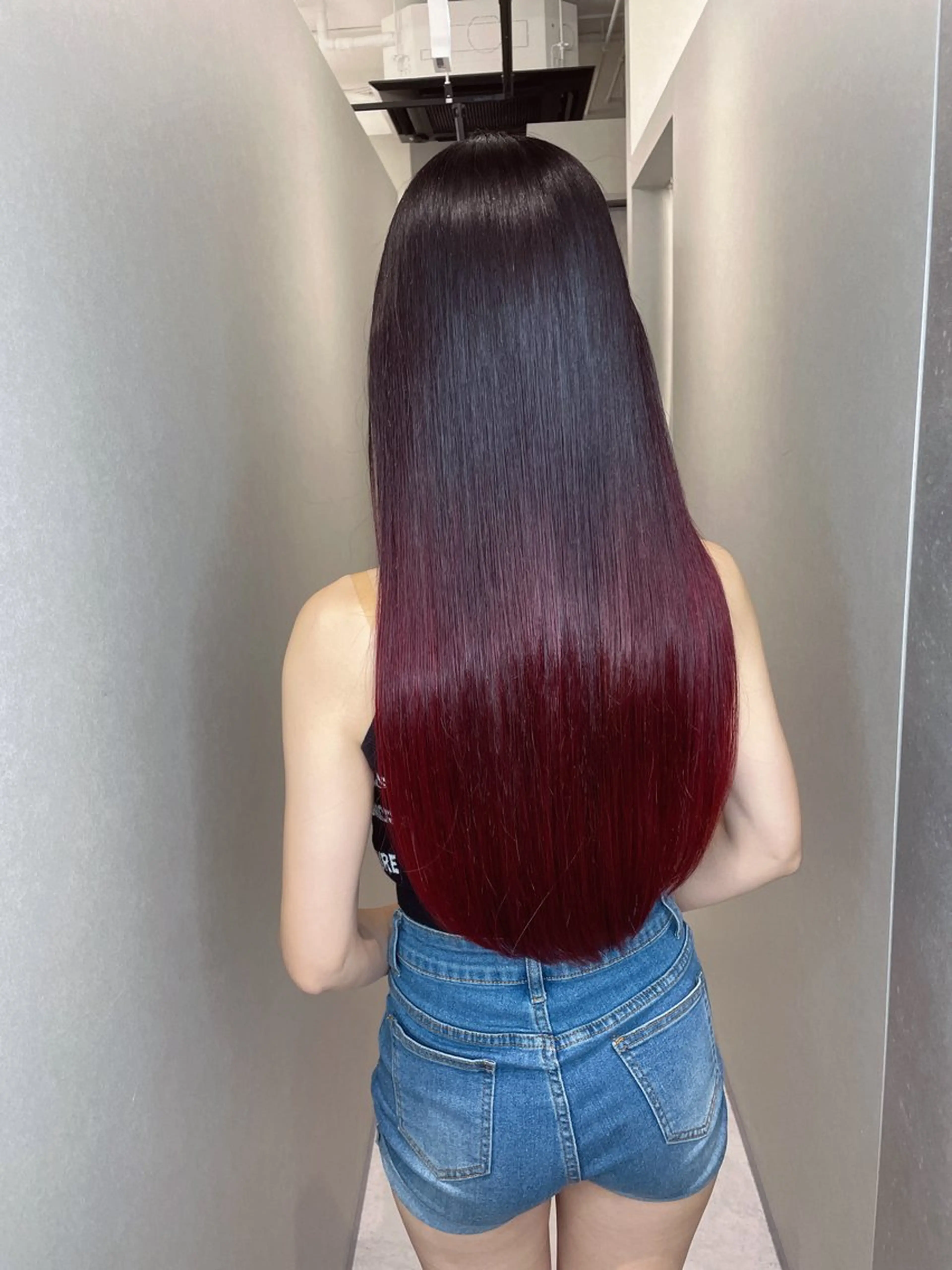 ロング 髪質改善 トリートメント 酸熱トリートメント 今井 勝也のヘアスタイル