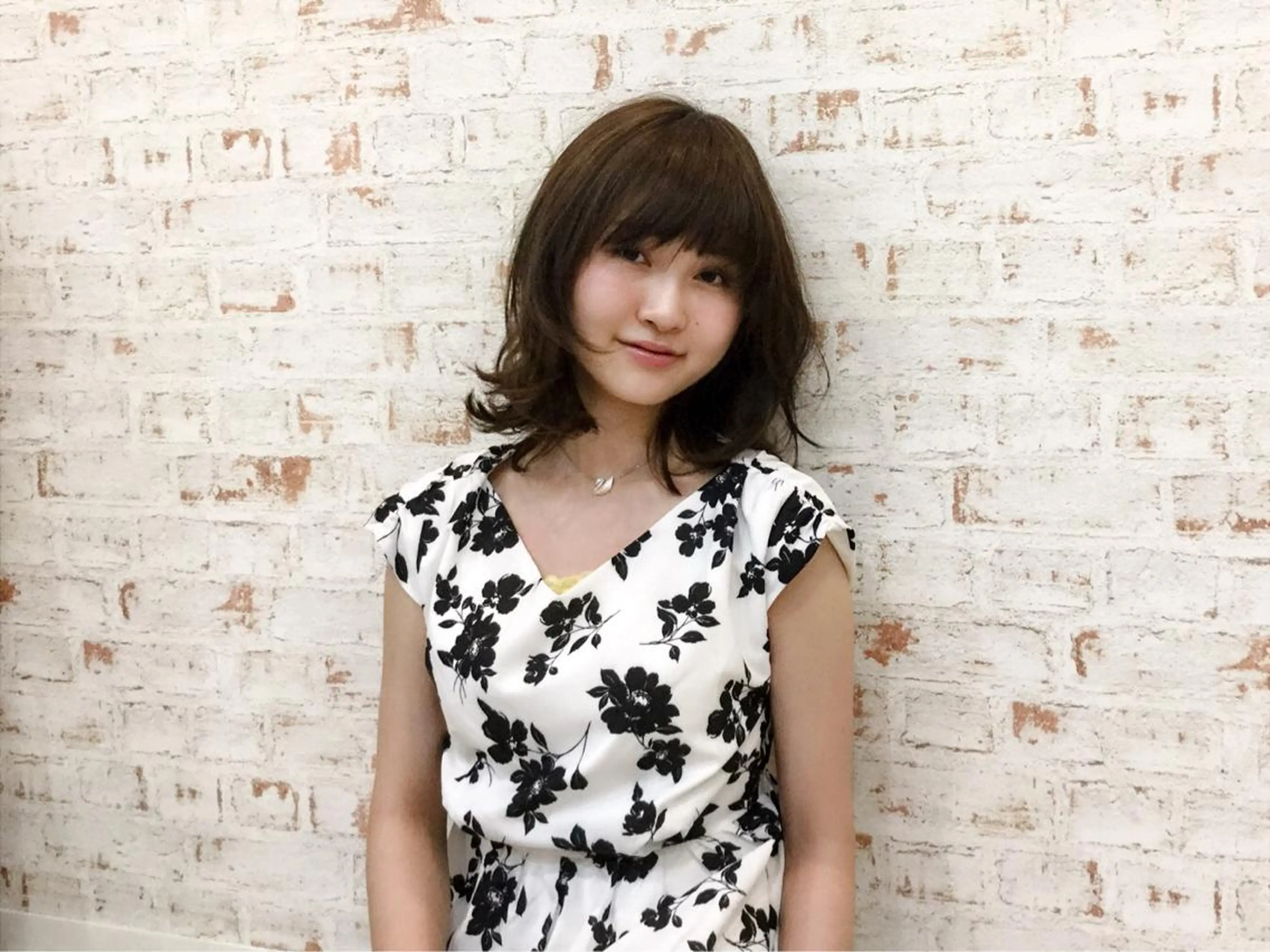 ミディアム カラー KAIzen. tomoのヘアスタイル