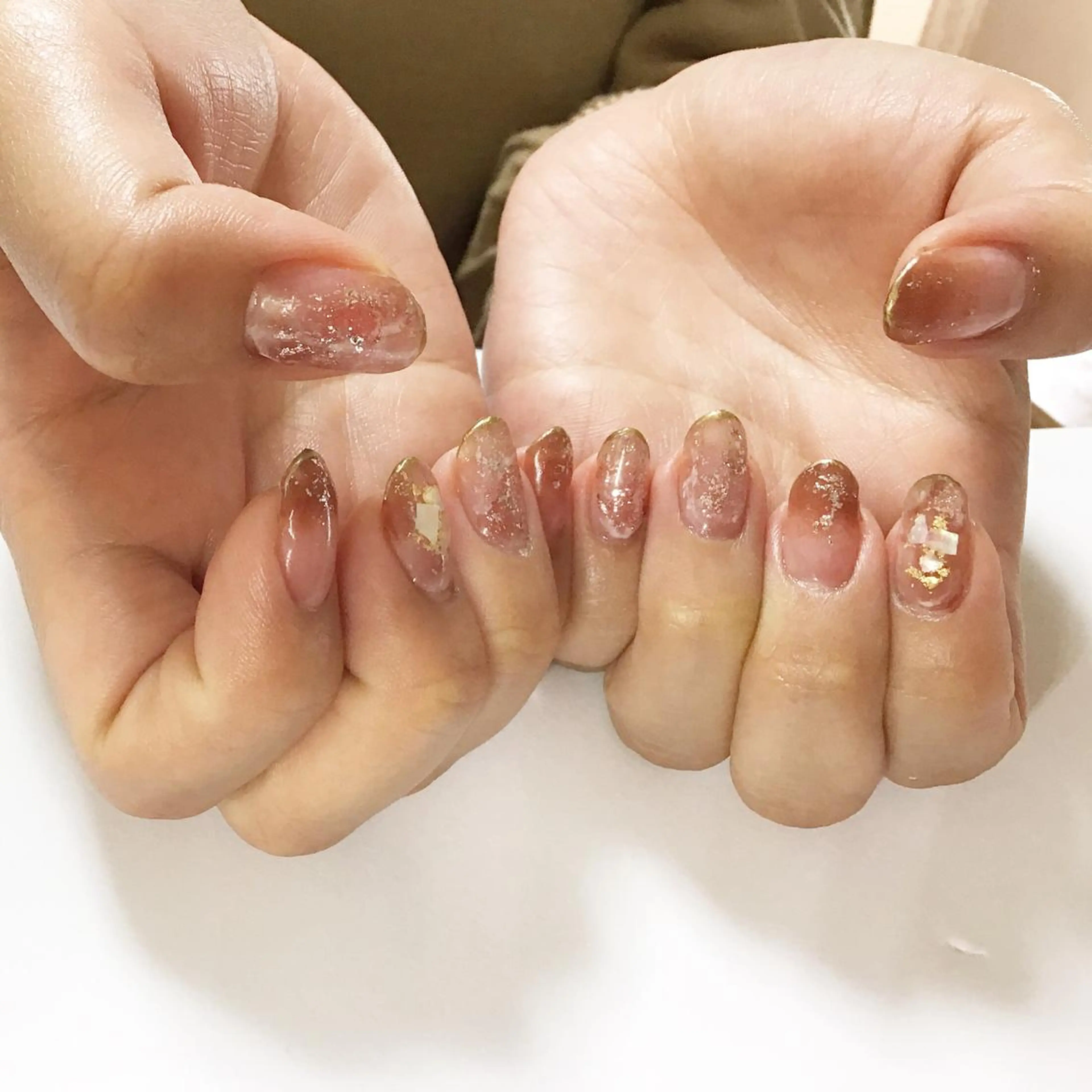 ネイル クリアネイル キラキラネイル gui amichantoco所属・gui amichanのネイルデザイン