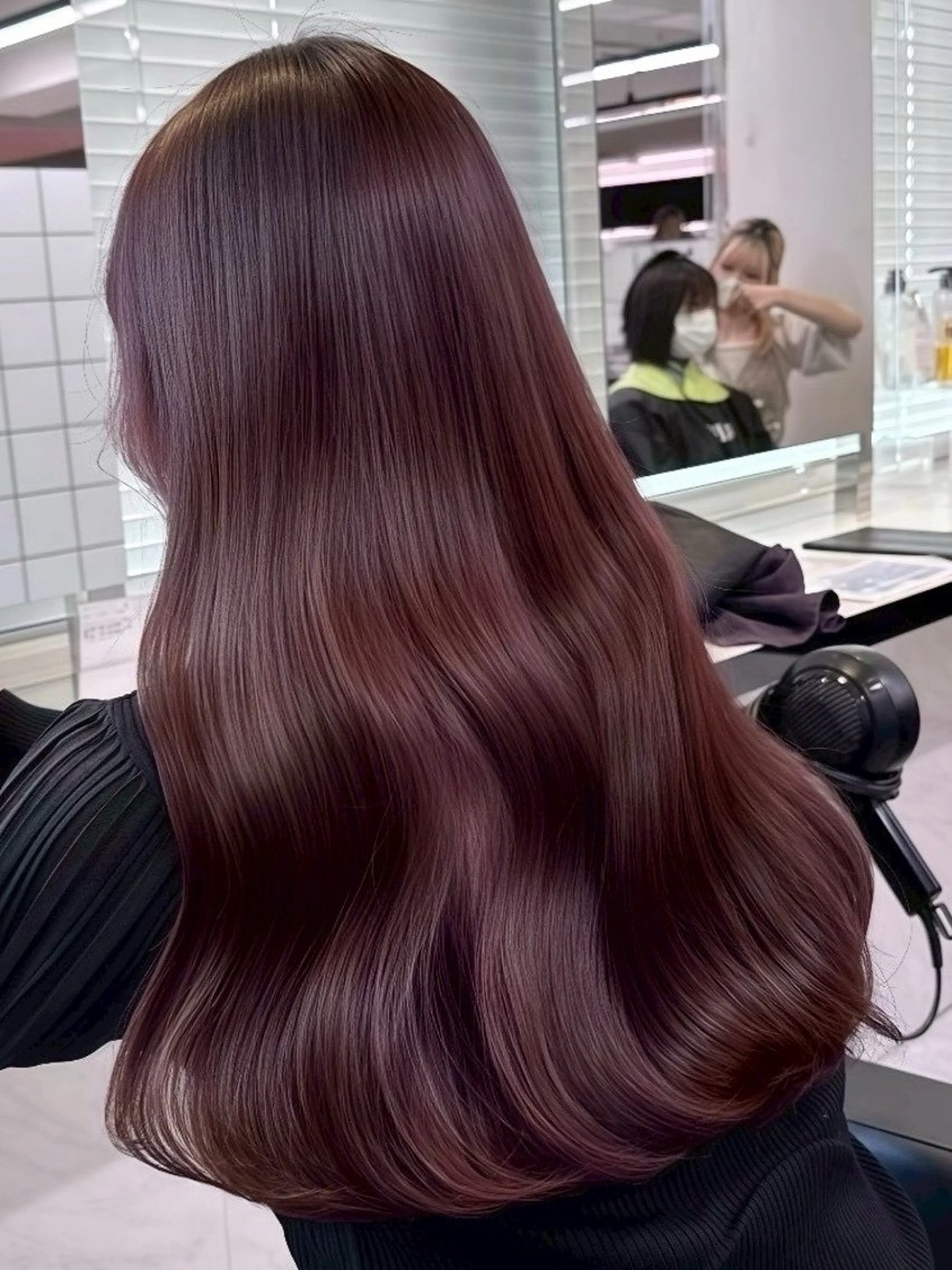 カラー ヘアカラー トリートメント ヘアセット 大人っぽツヤ髪🫧 銀座/表参道のヘアスタイル