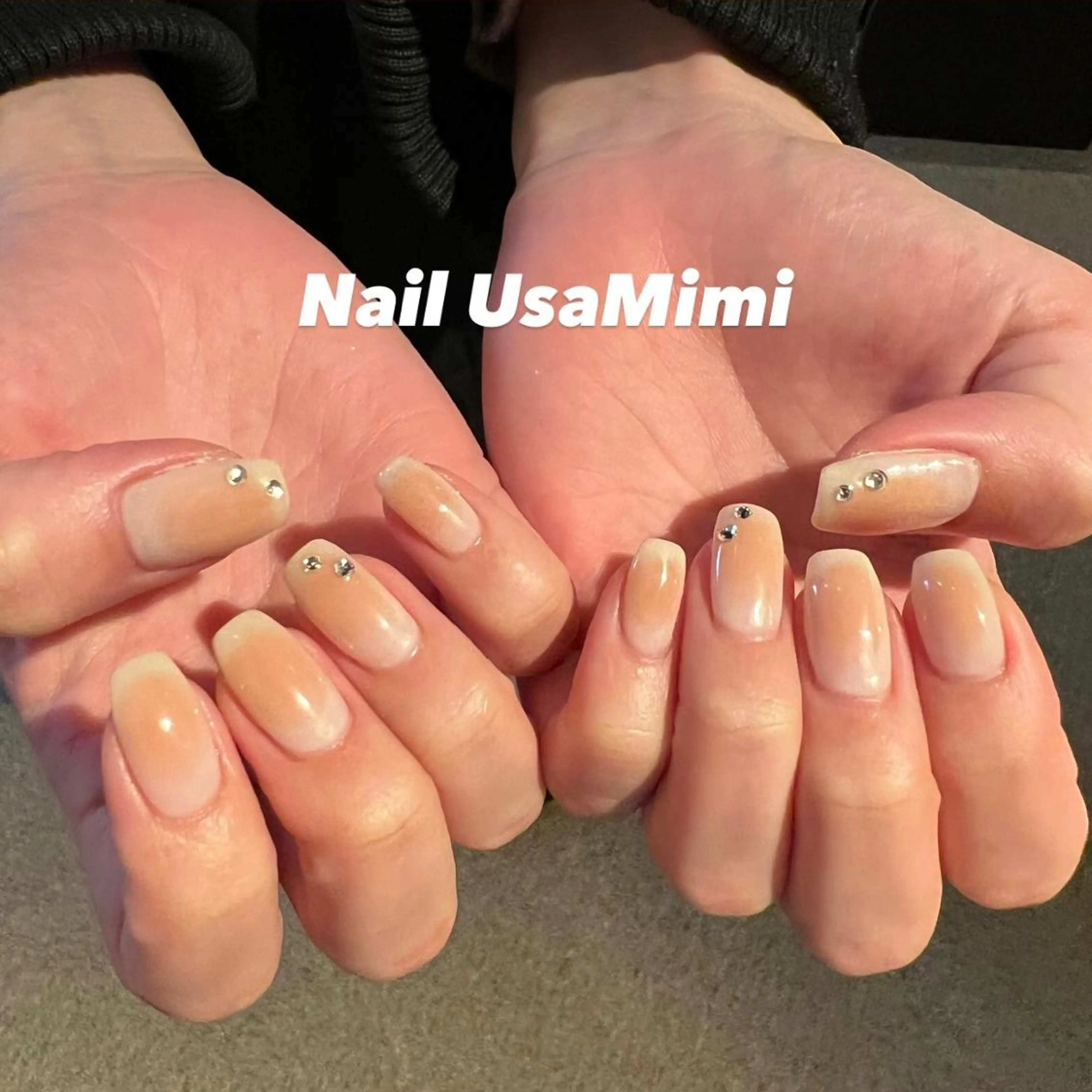 ネイル フットネイル ジェルネイル マグネットネイル 持ち込み ニュアンスネイル 本町ネイルNail UsaMimiのネイルデザイン