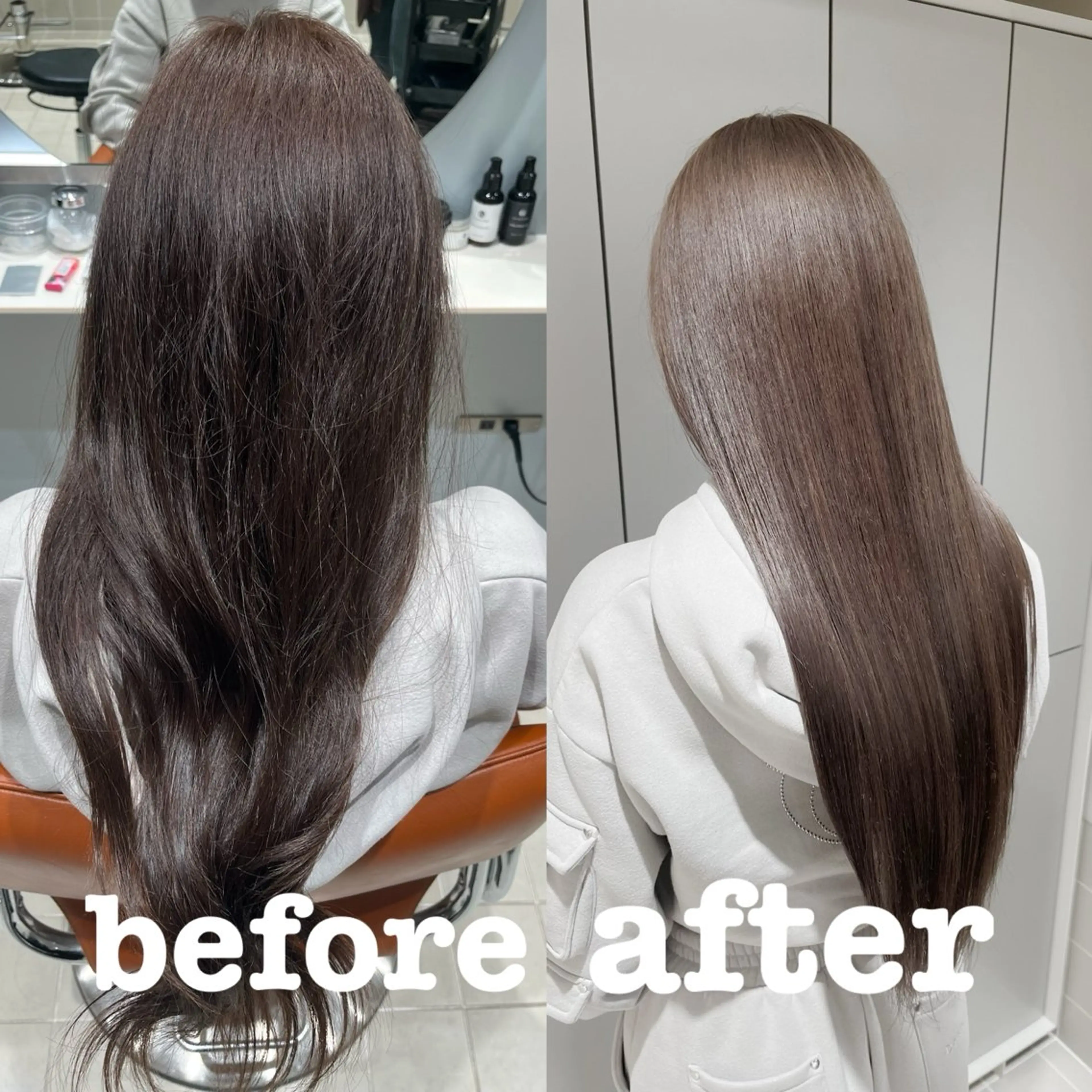 カラー ⛄️縮毛矯正/ れい🐯のヘアスタイル