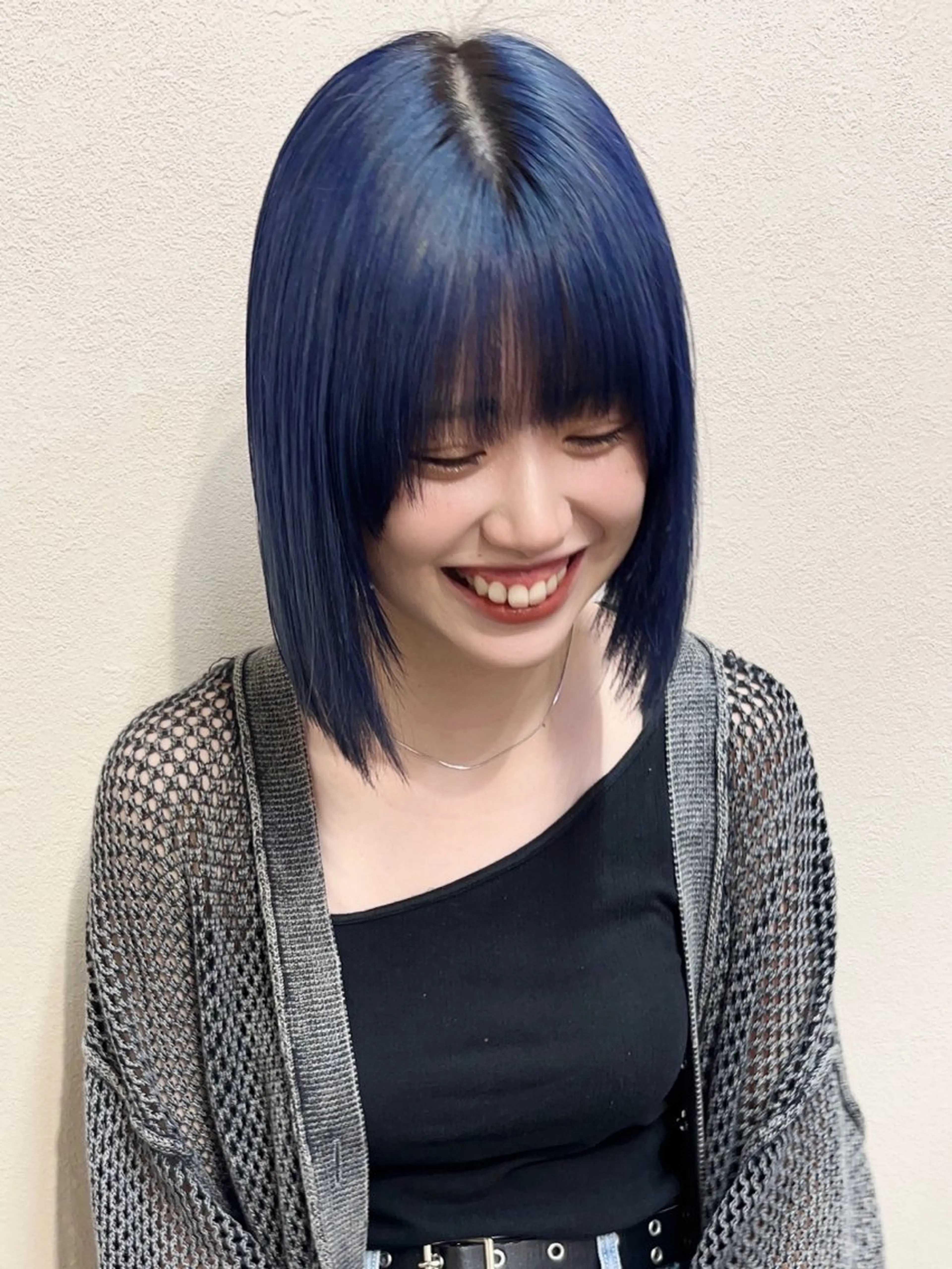 ショート カラー ブルーカラー ネイビーカラー Maison Land所属・YUZUKI 🌙のヘアスタイル