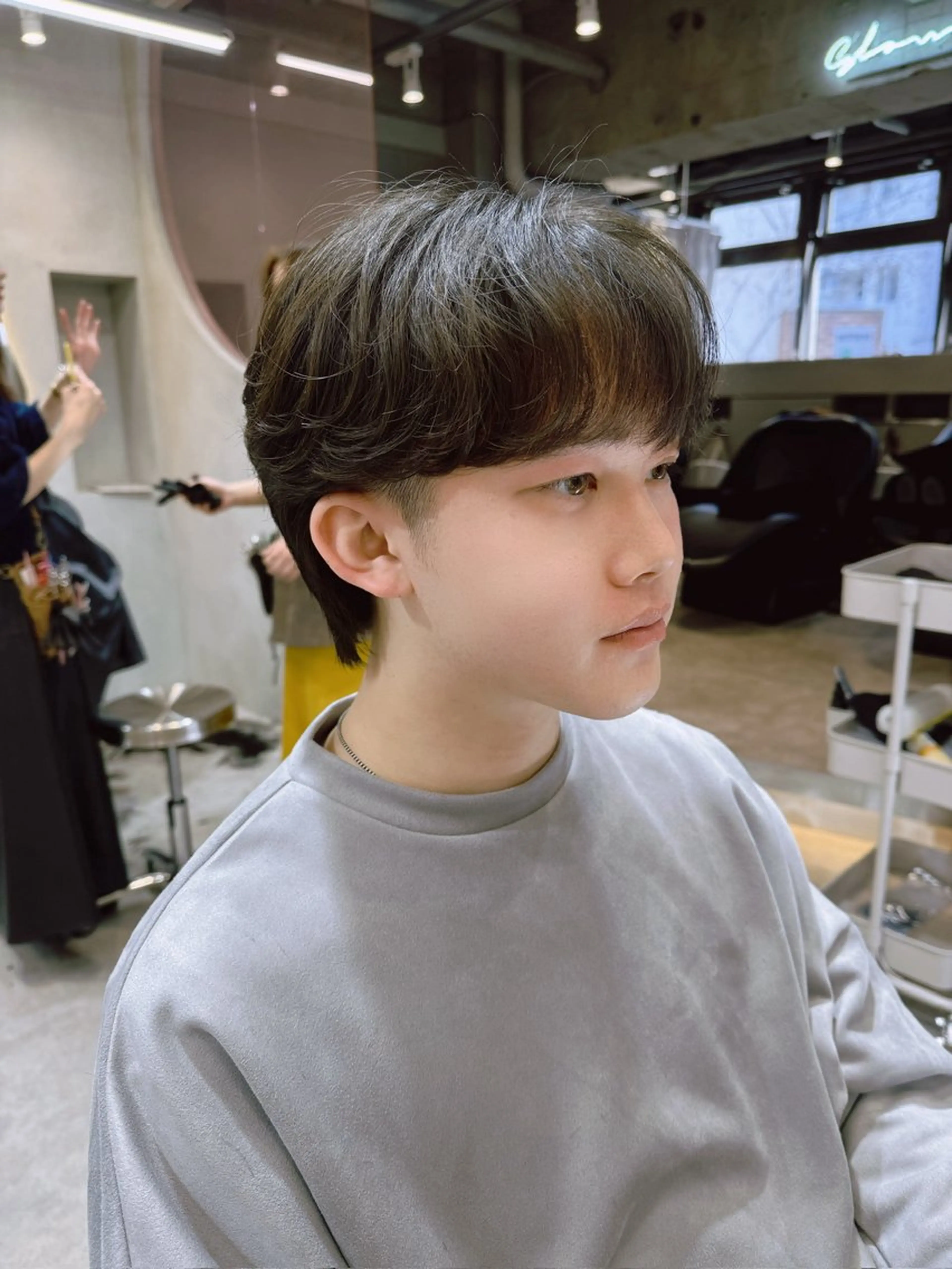 ショート ヘアアレンジ メンズ カット ヘアセット 🔶似合わせセンター パート/ヤス🔶のヘアスタイル