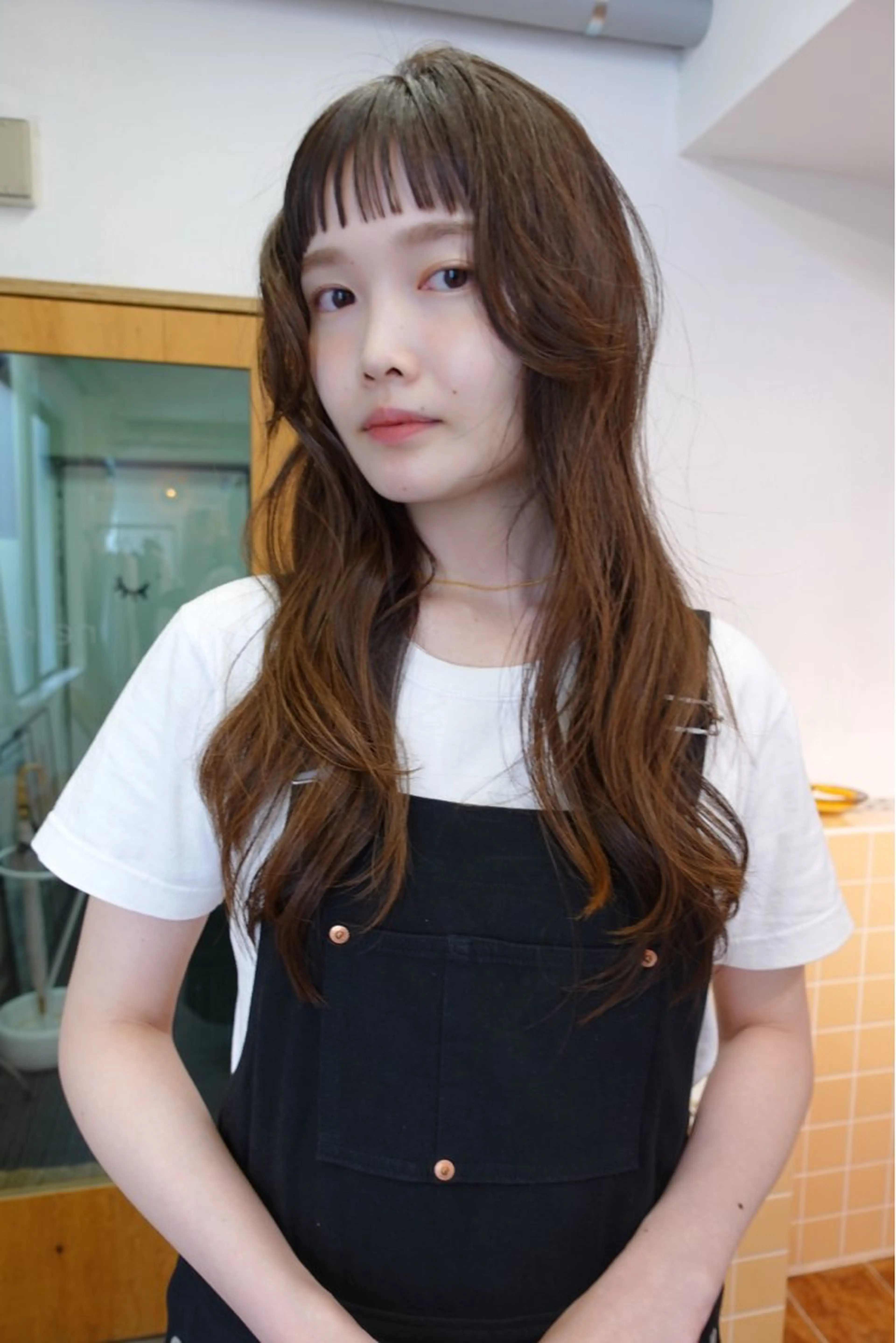 ロング カット sakura🌸 レイヤー/韓国ヘアのヘアスタイル