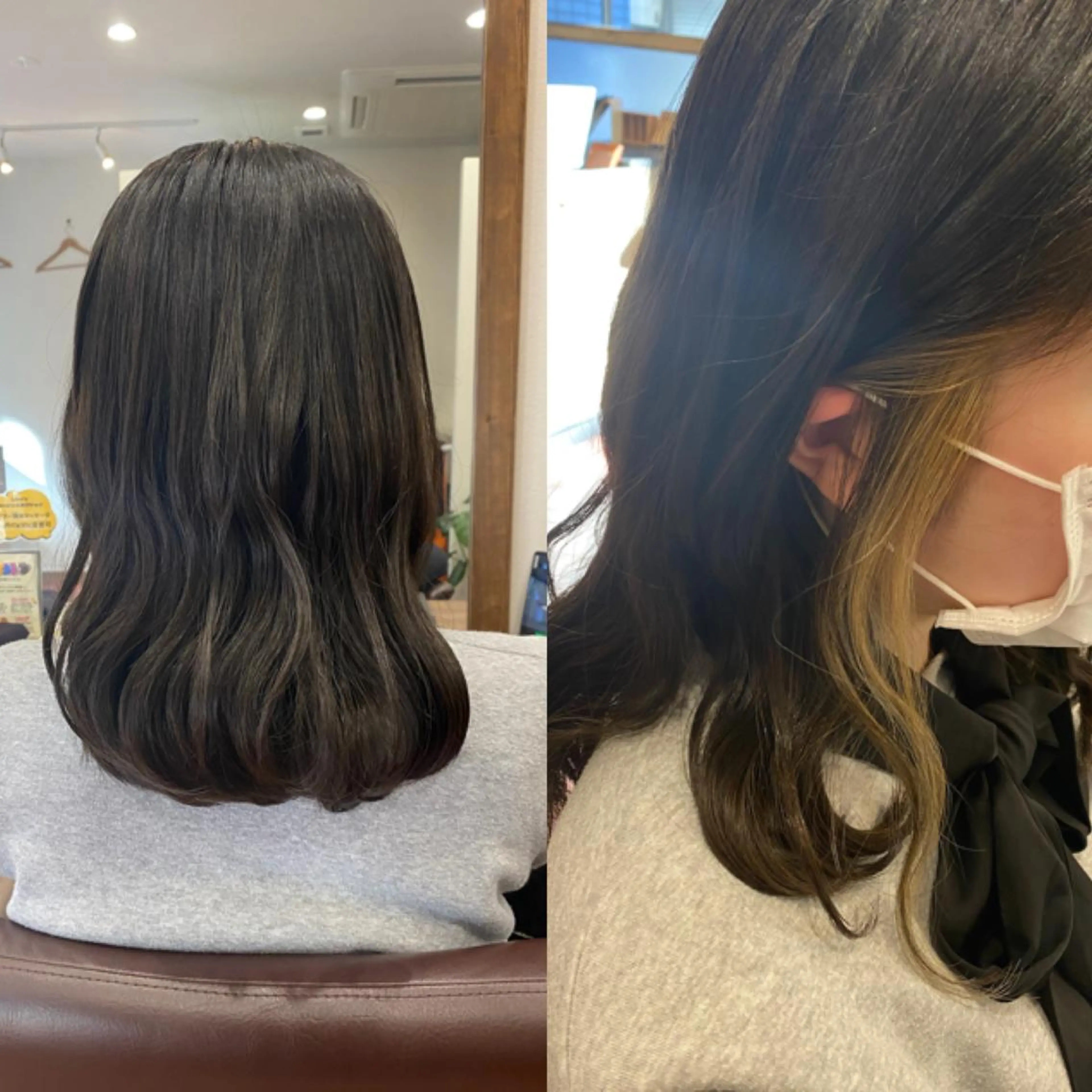 カラー アッシュ アッシュグレー アッシュグレージュ ベージュカラー ブリーチ Lien's所属・Lien's teraのヘアスタイル