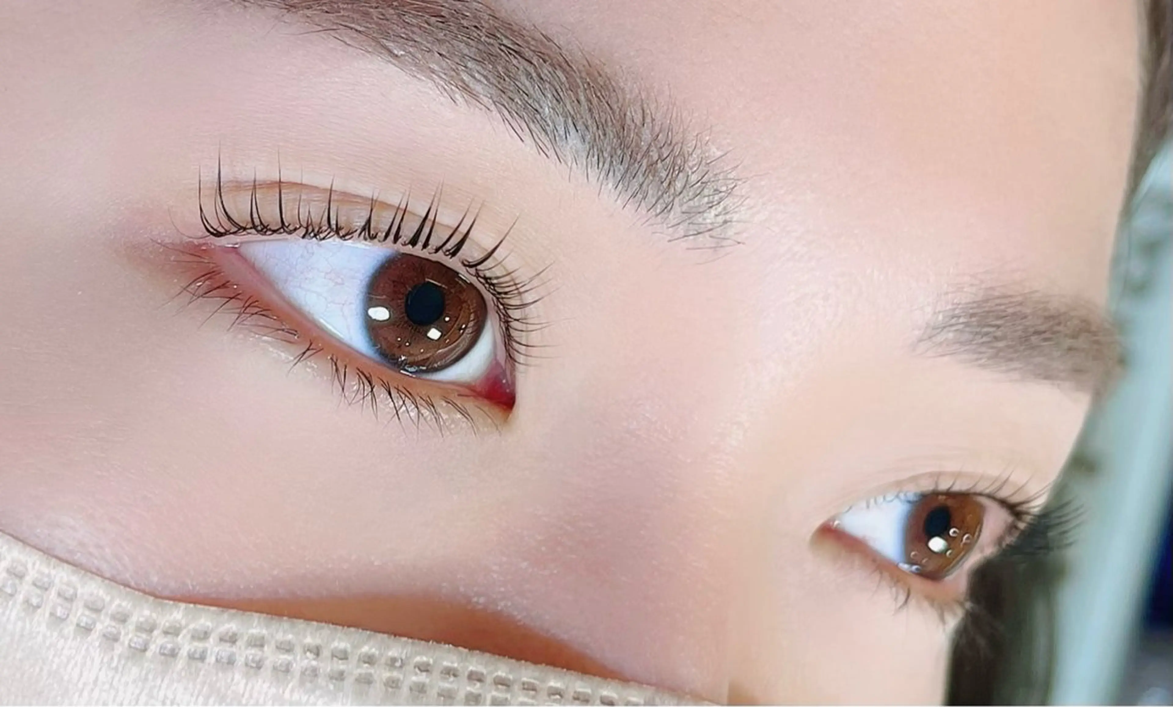 マツエク・マツパ フラットラッシュ パリジェンヌラッシュリフト まつげパーマ 一重×まつ毛パーマ ボリュームラッシュ マツパ Charme 五反田・不動前・目黒のマツエク・マツパデザイン