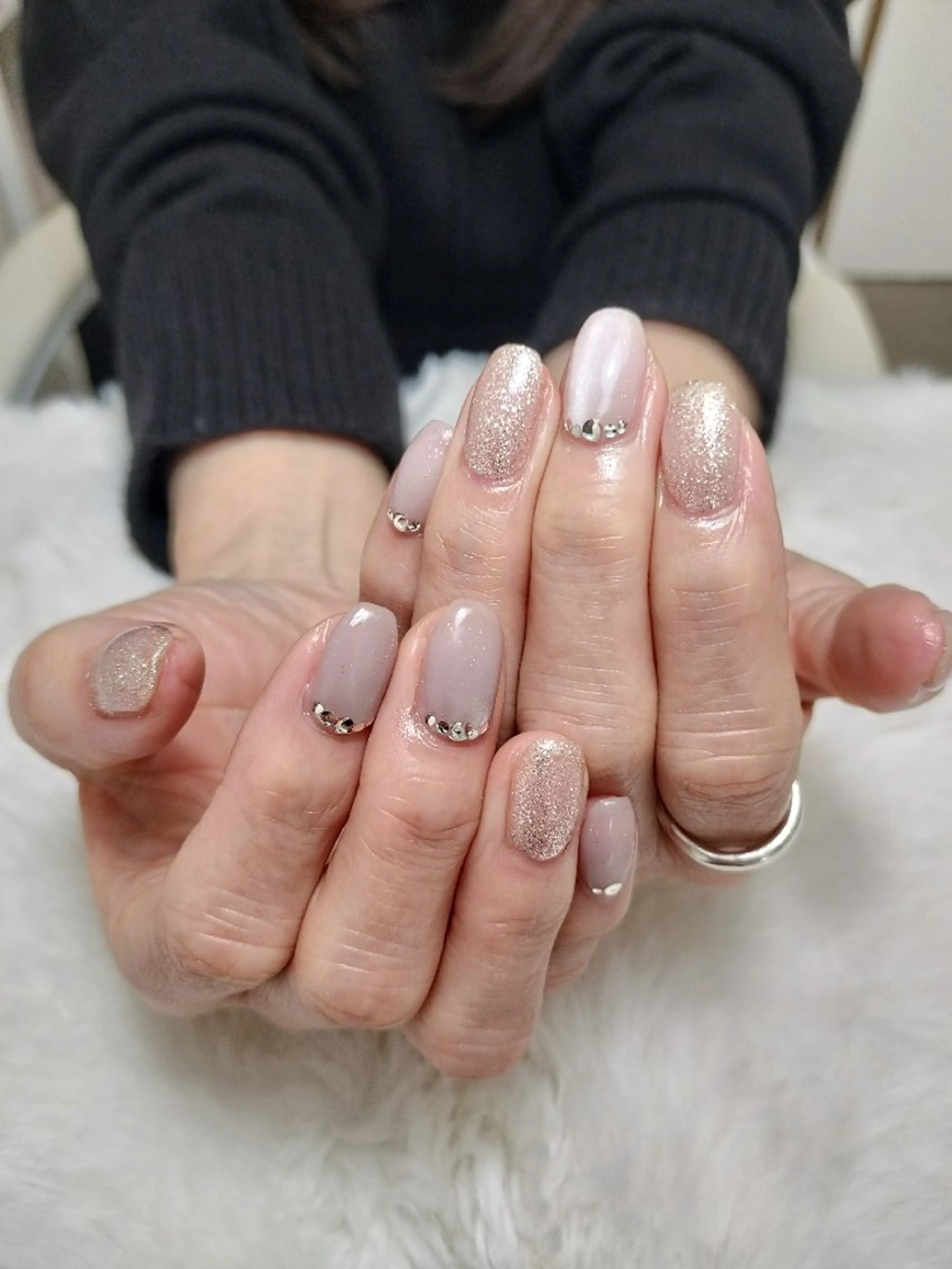 ネイル フラッシュネイル マグネットネイル 持ち込み megumi. sのネイルデザイン