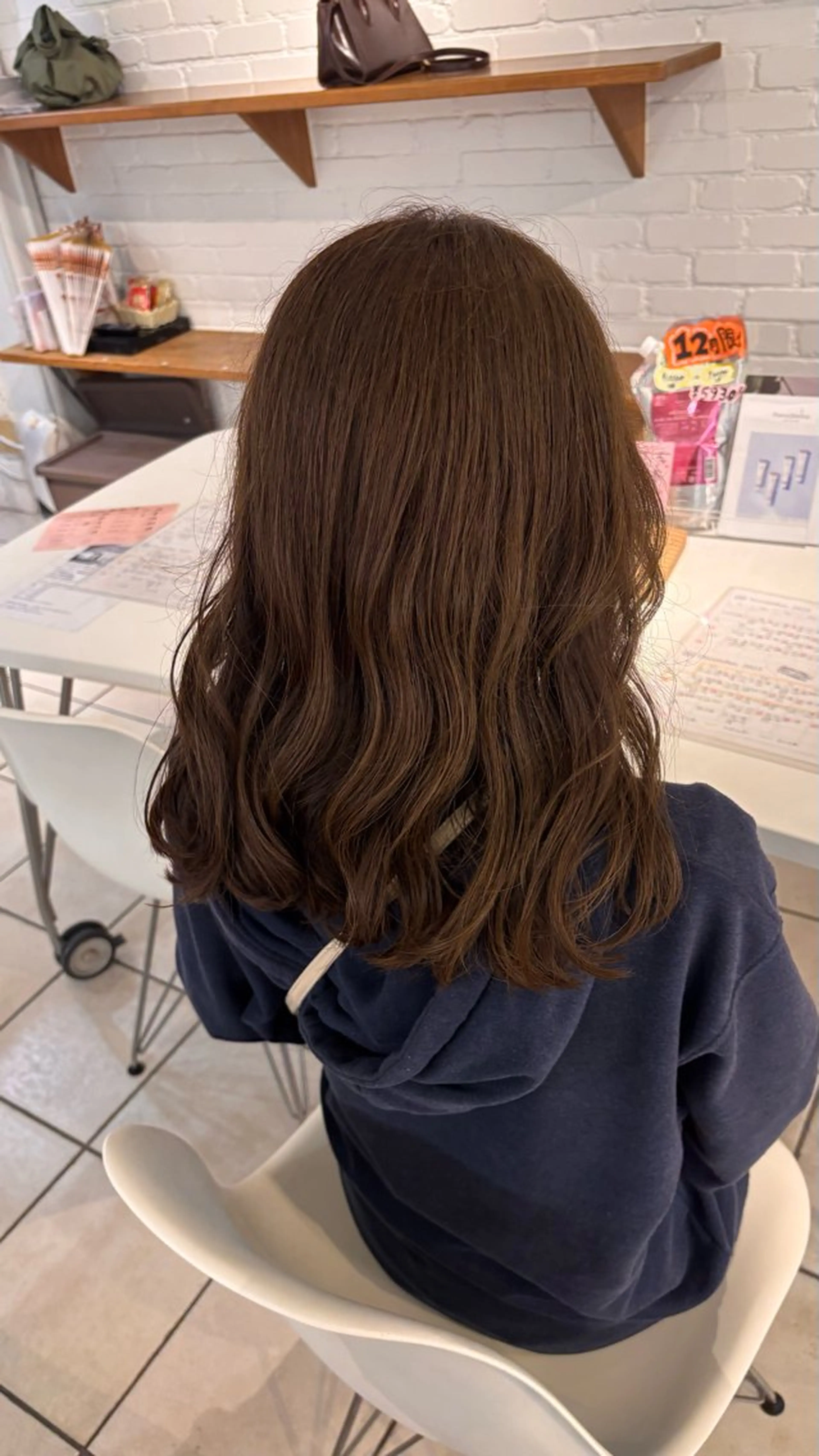 ミディアム カラー カワサキ ミクのヘアスタイル