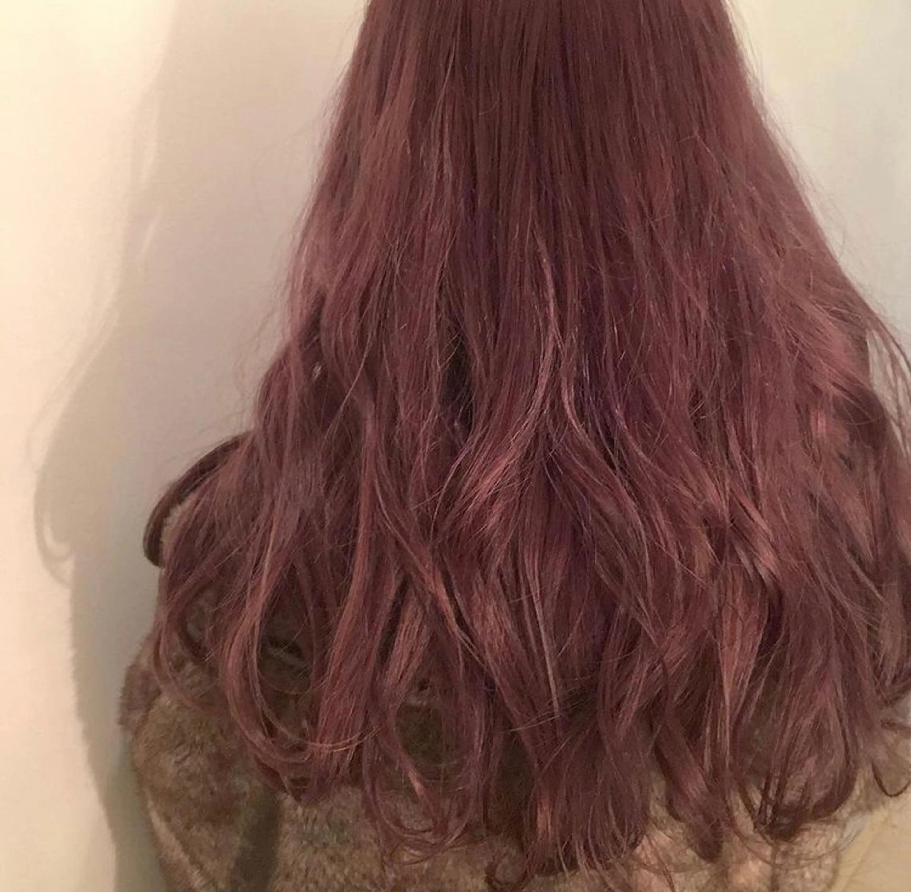 ロング カラー ブリーチ ピンクカラー mizu kiのヘアスタイル