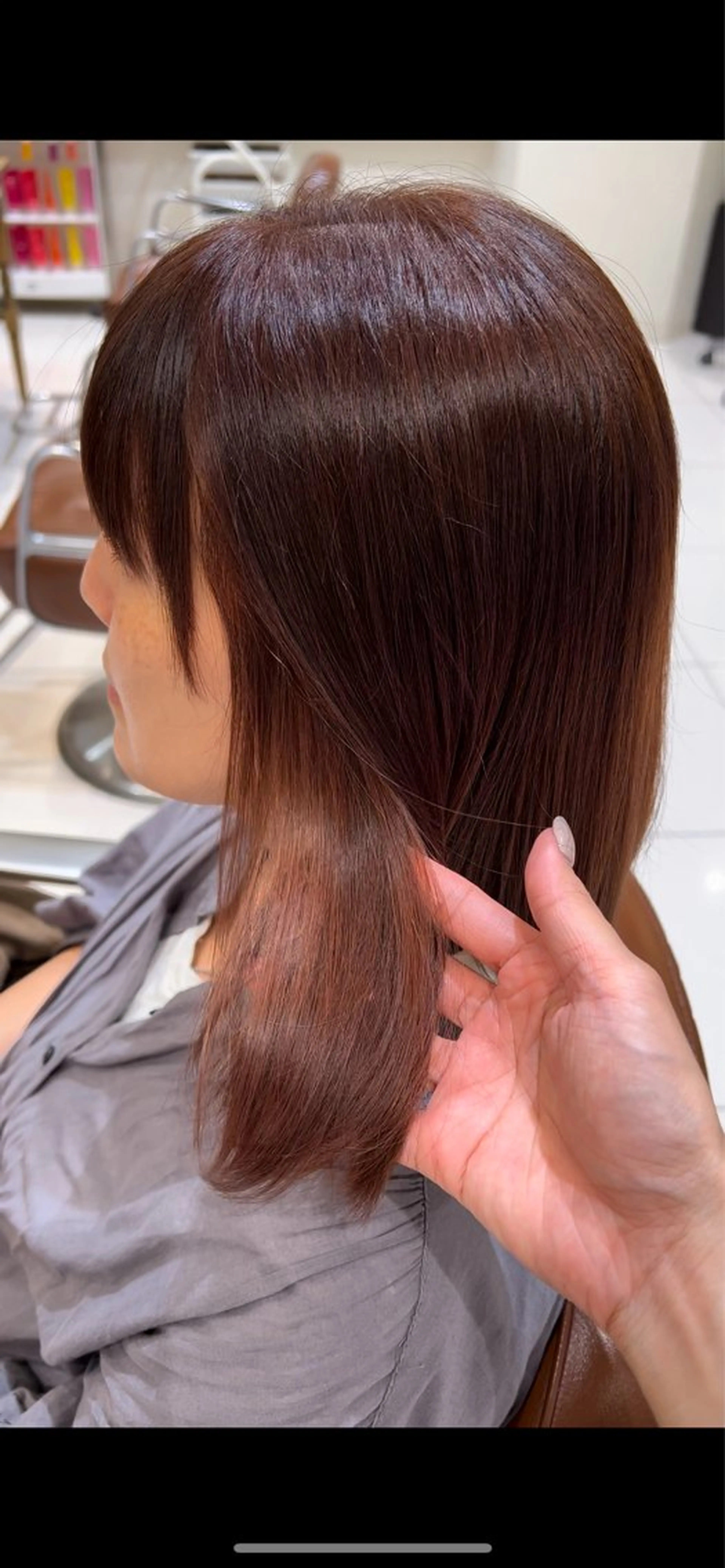 ショート カラー ブリーチ イヤリングカラー 縮毛矯正 ヘアカラー 🌞レイヤー×カラー 前川那津美🌞のヘアスタイル