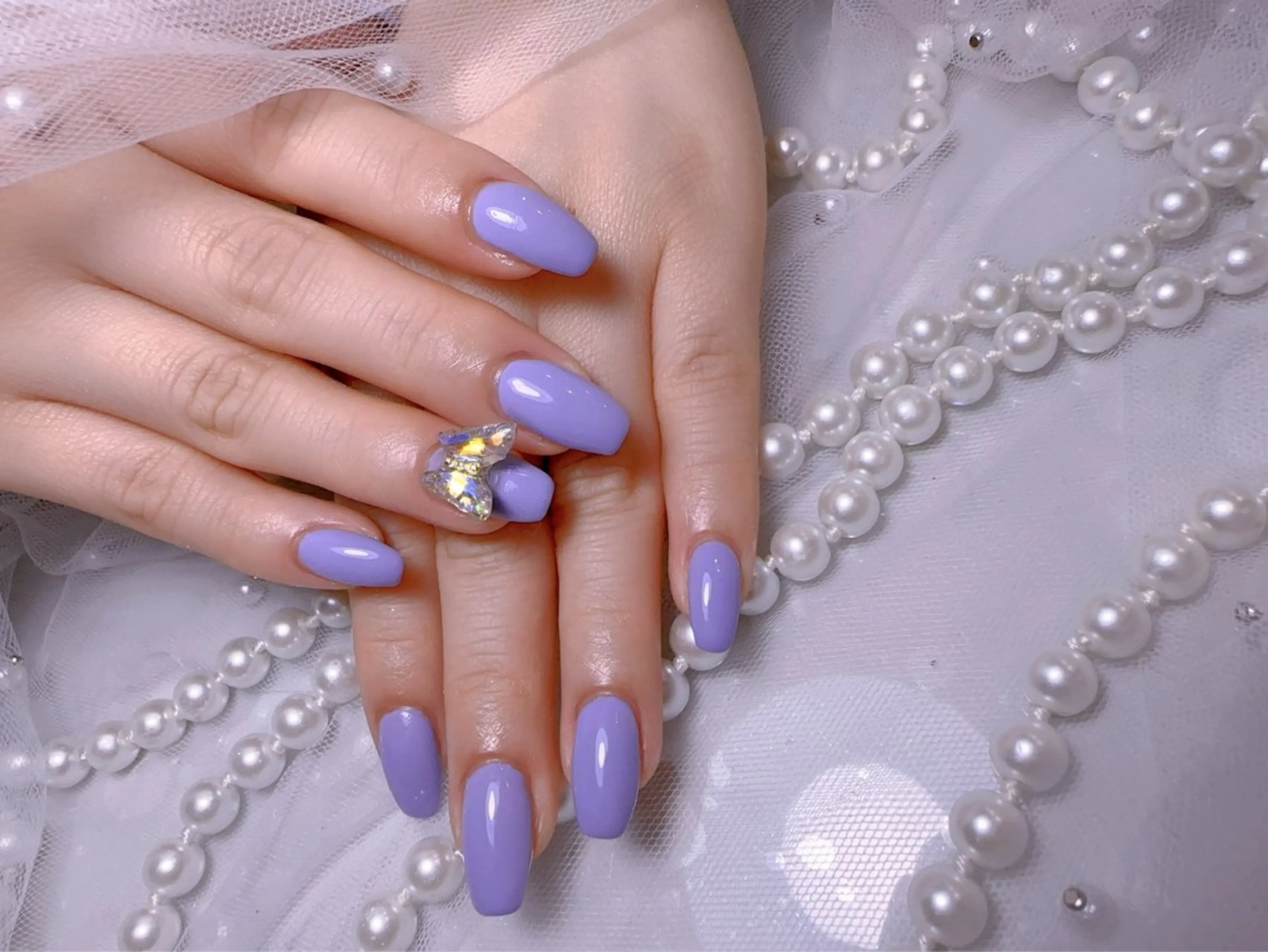 ネイル ワンカラーネイル You&Me Miyuのネイルデザイン