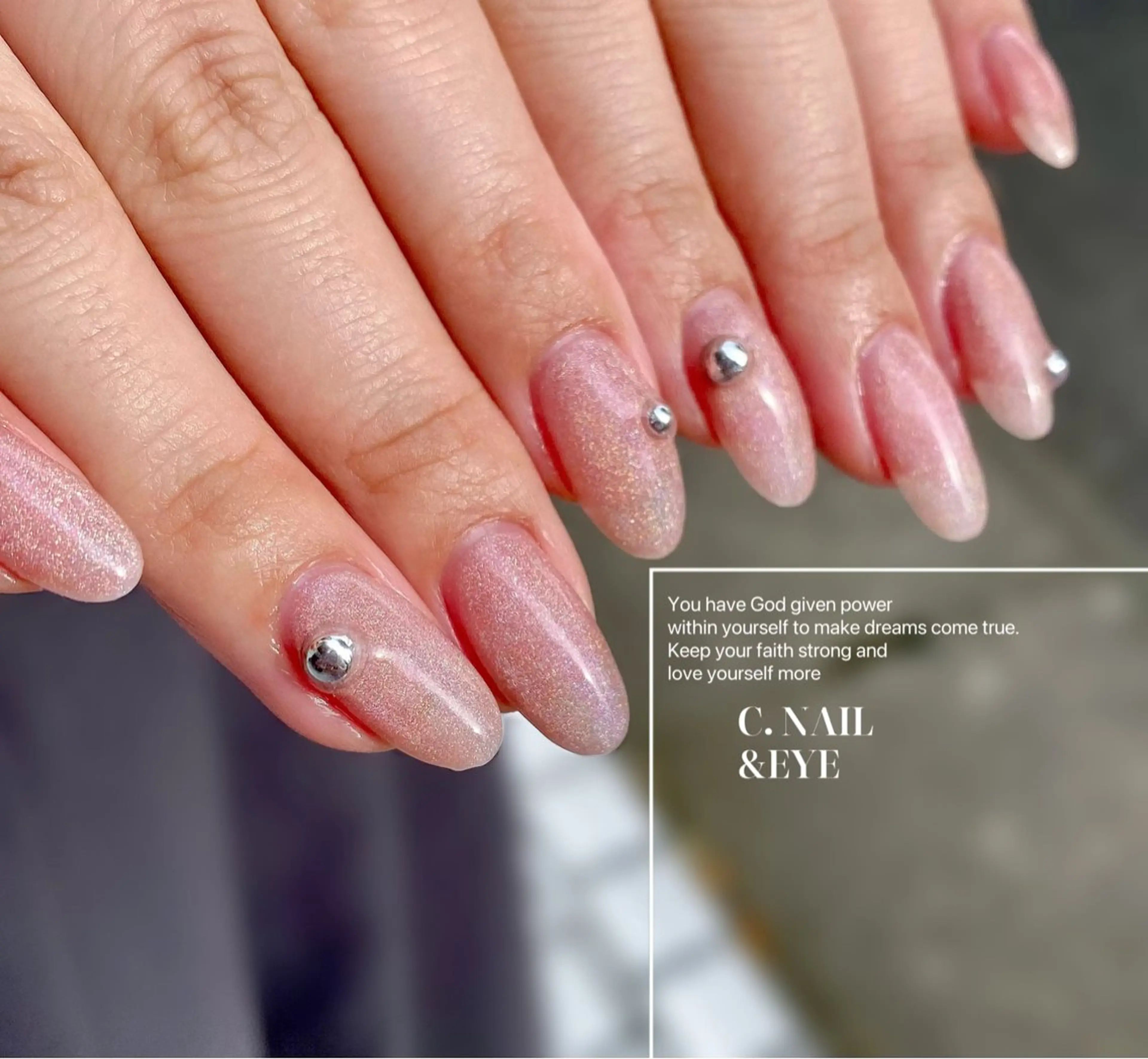 ネイル フラッシュネイル フットネイル 氷ネイル・うるうるネイル マグネットネイル ミラーネイル C.Nail &Eye筑紫駅のネイルデザイン