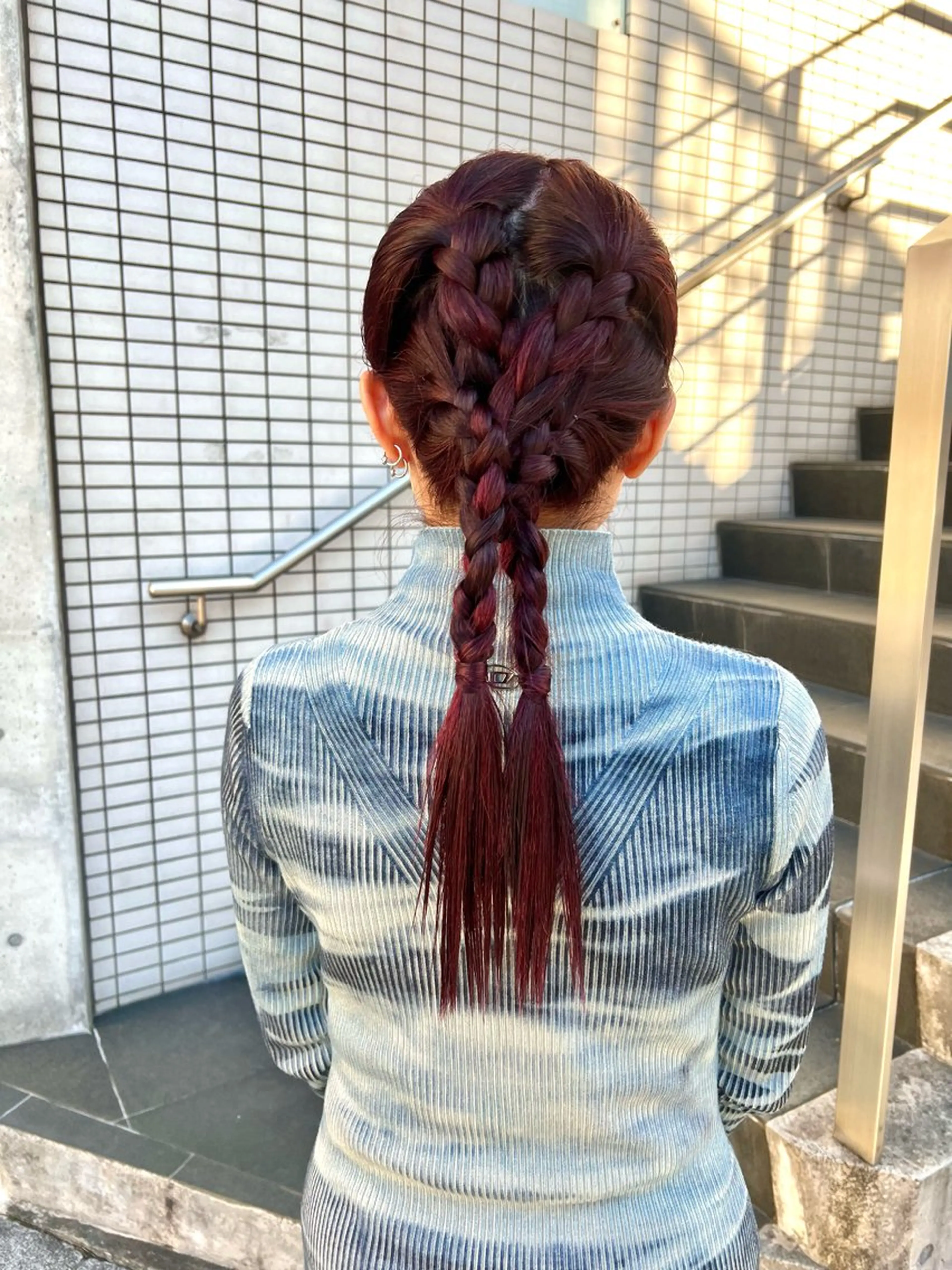 ロング カラー ヘアアレンジ ヘアカラー トリートメント rire所属・宮川 日菜子のヘアスタイル