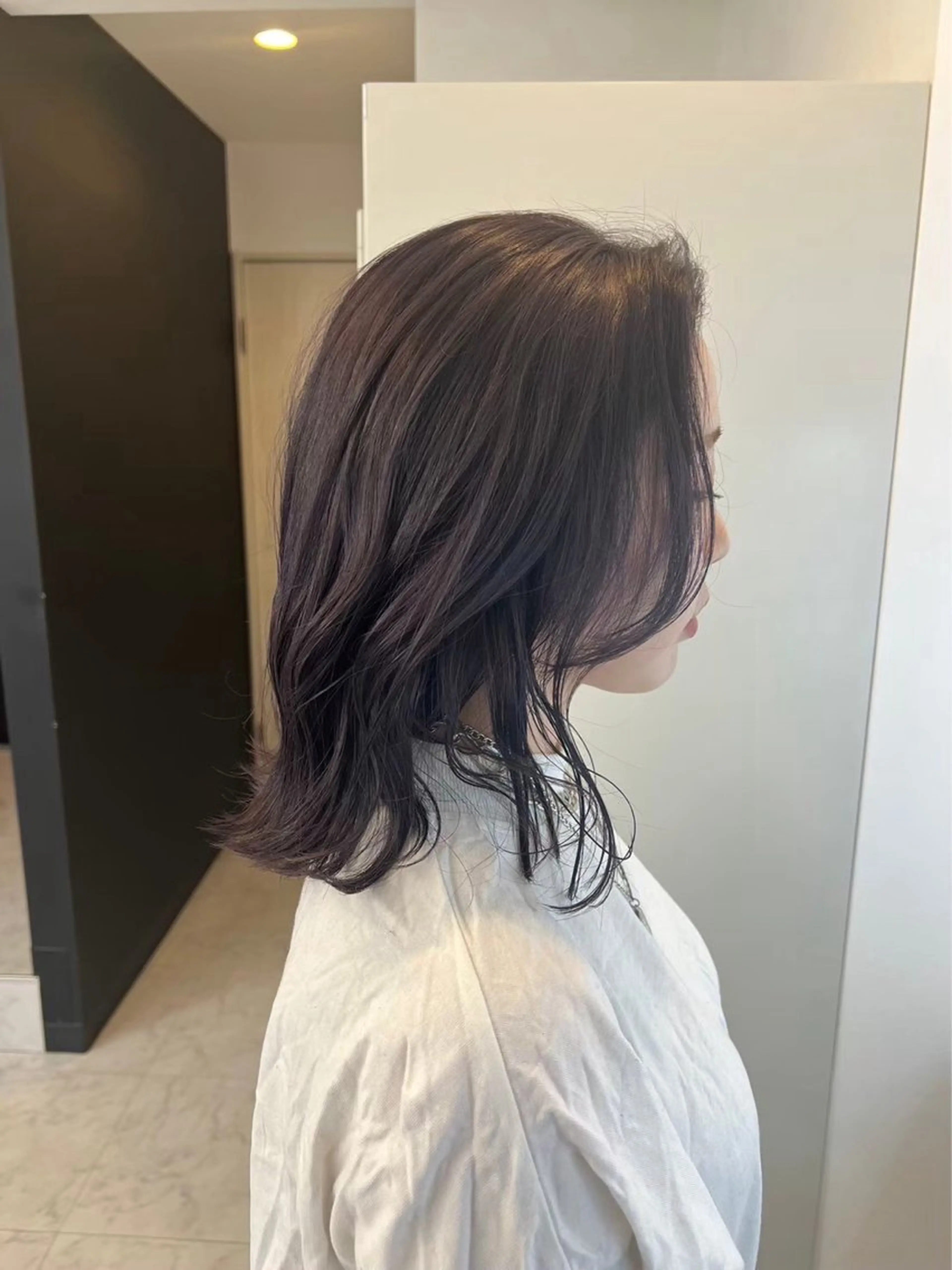 ミディアム カラー 透明感×髪質改善× エクステそうまのヘアスタイル