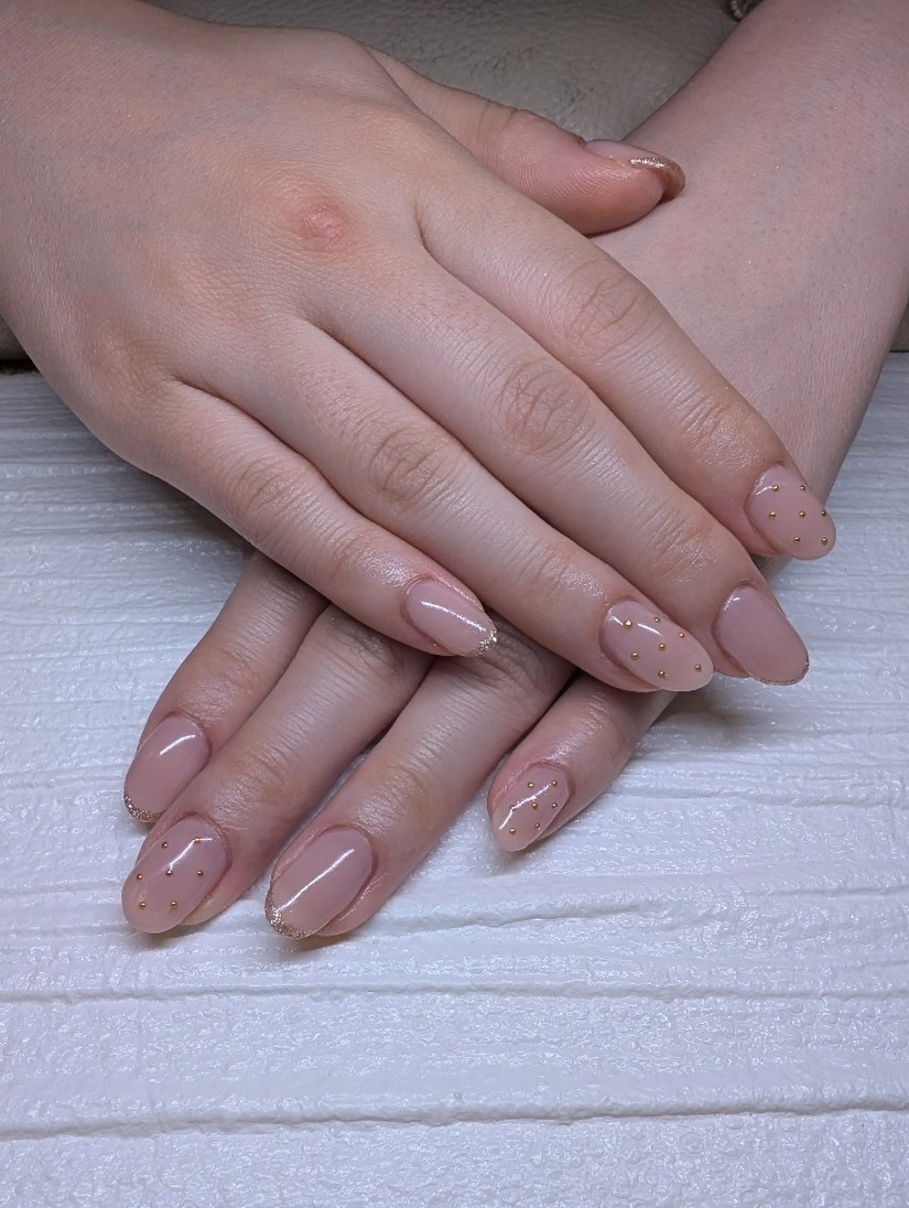 ネイル シンプルネイル eclat BEAUTY NAIL SALON　枚方市駅前店所属・松本 ひとみのネイルデザイン