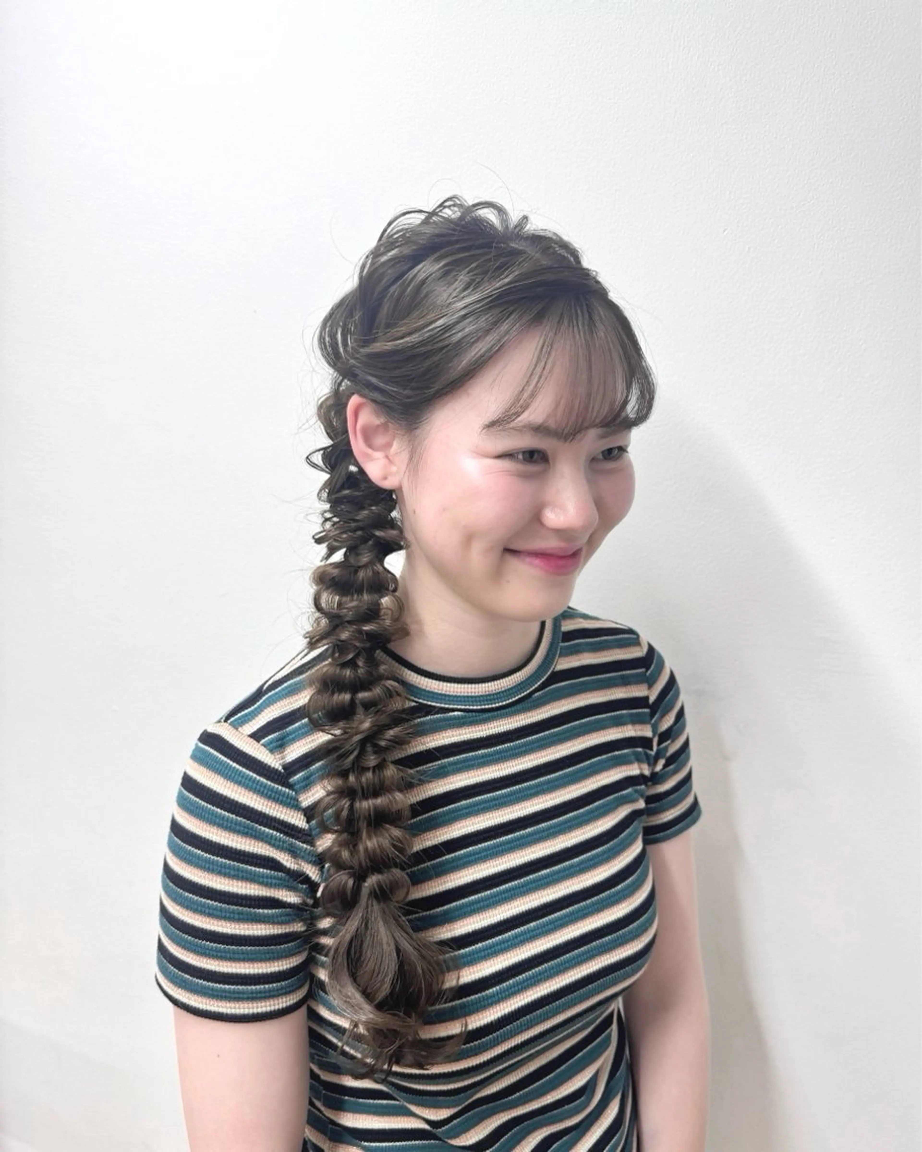 ロング 隈﨑 璃音のヘアスタイル