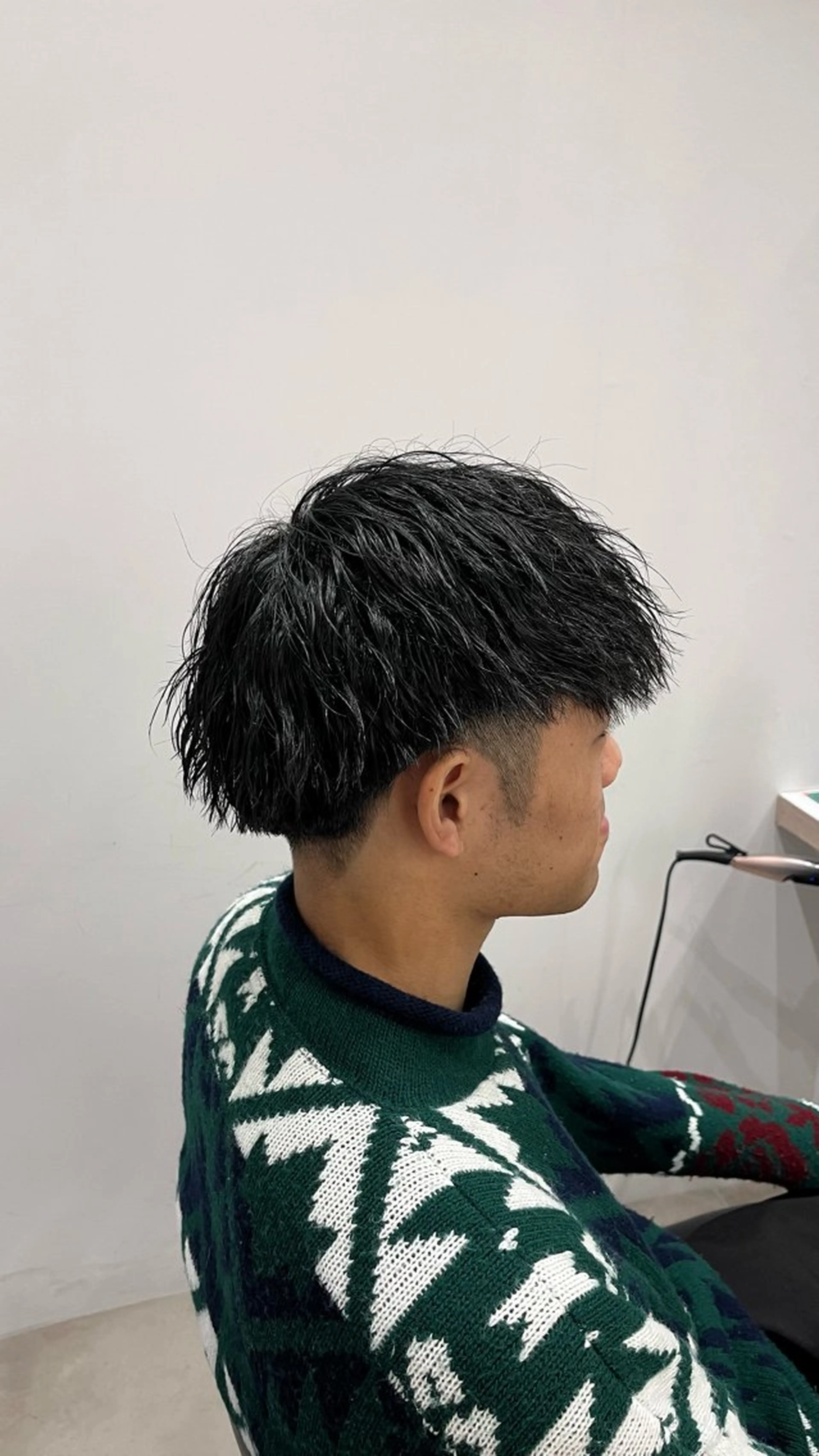 ツイストスパイラルパーマ、波巻きパーマの写真