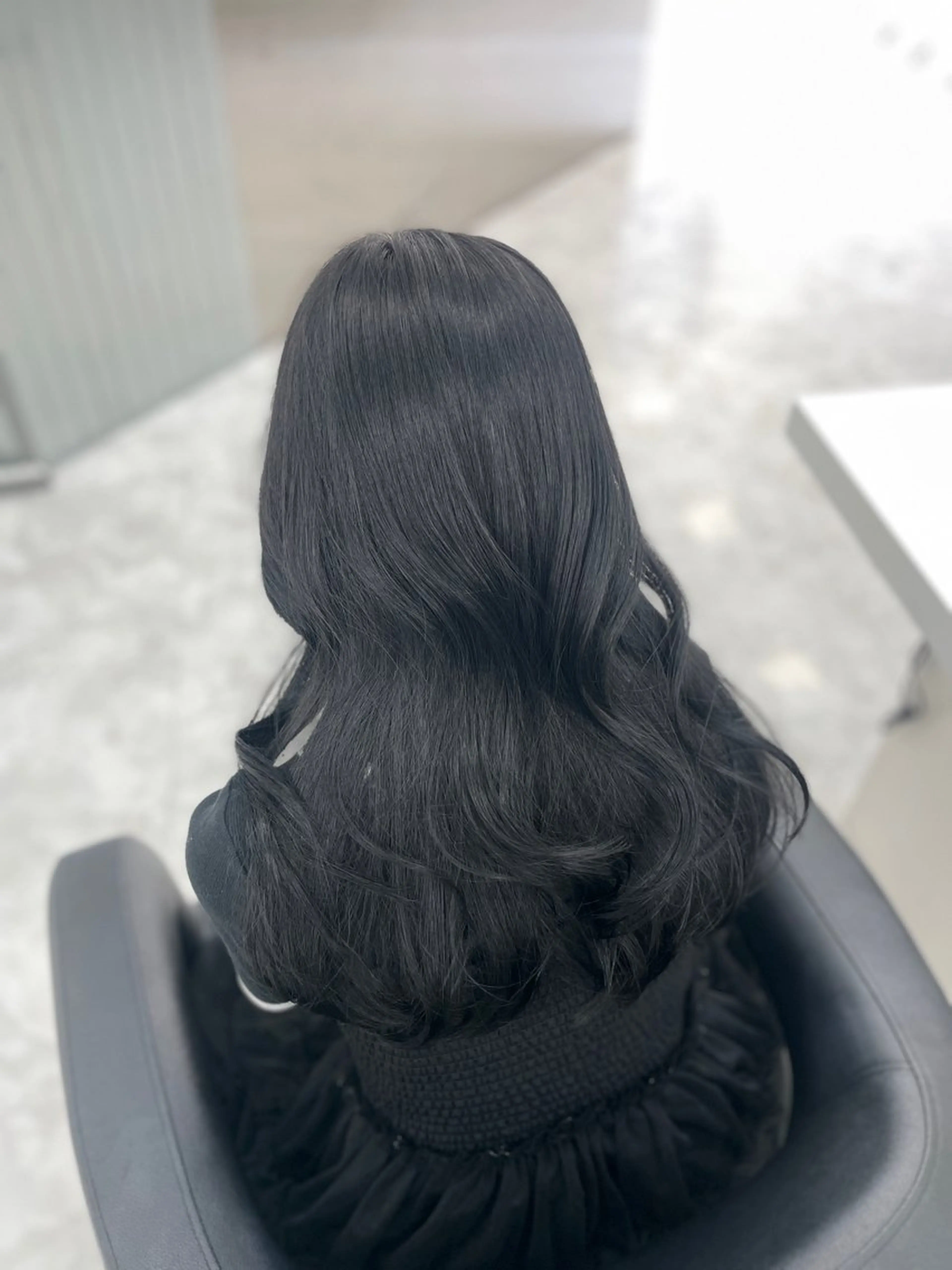 セミロング ヘアカラー MOE 福岡韓国ヘア✧︎のヘアスタイル