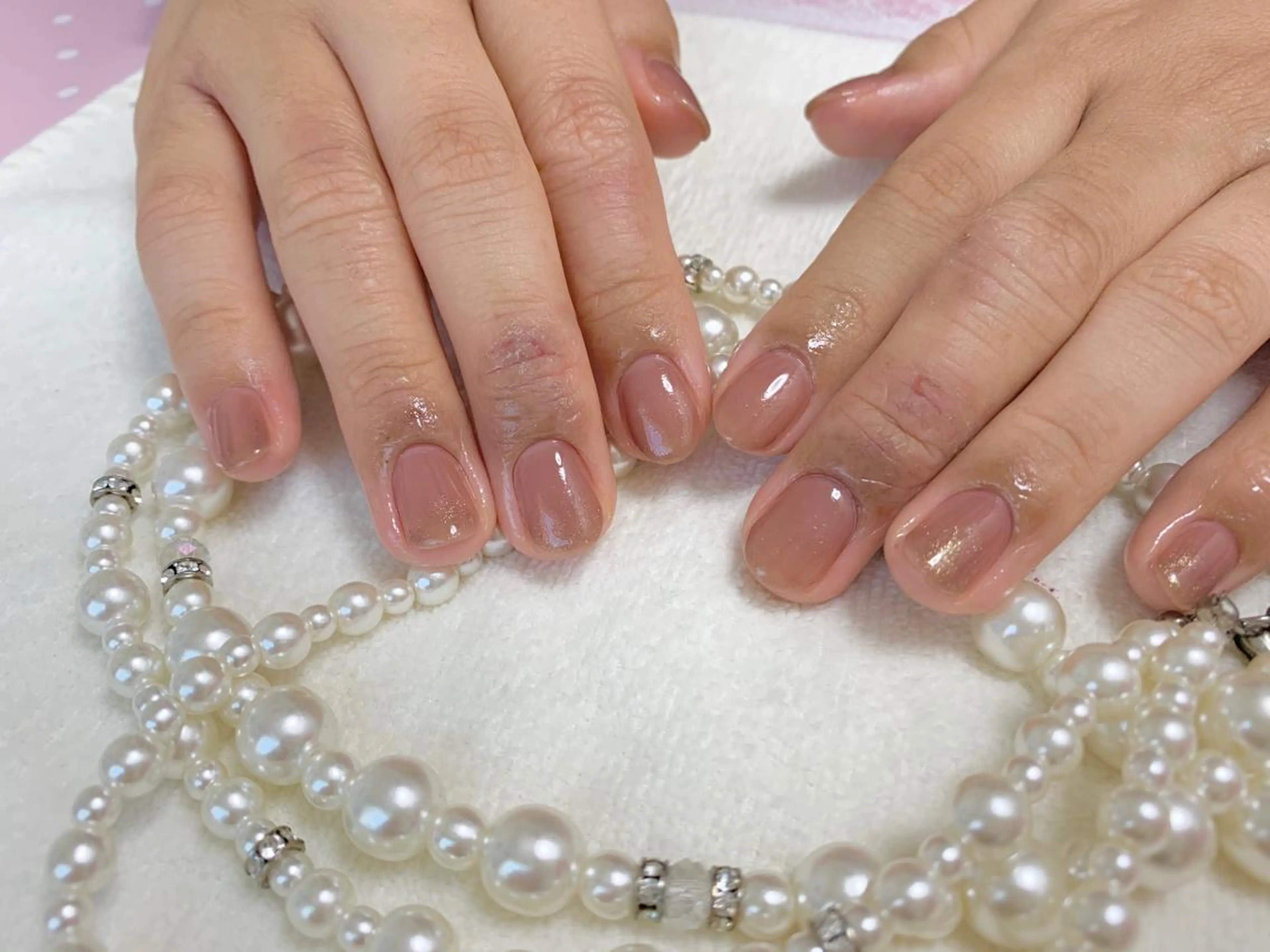 ネイル ワンカラーネイル 手塚 里奈のネイルデザイン