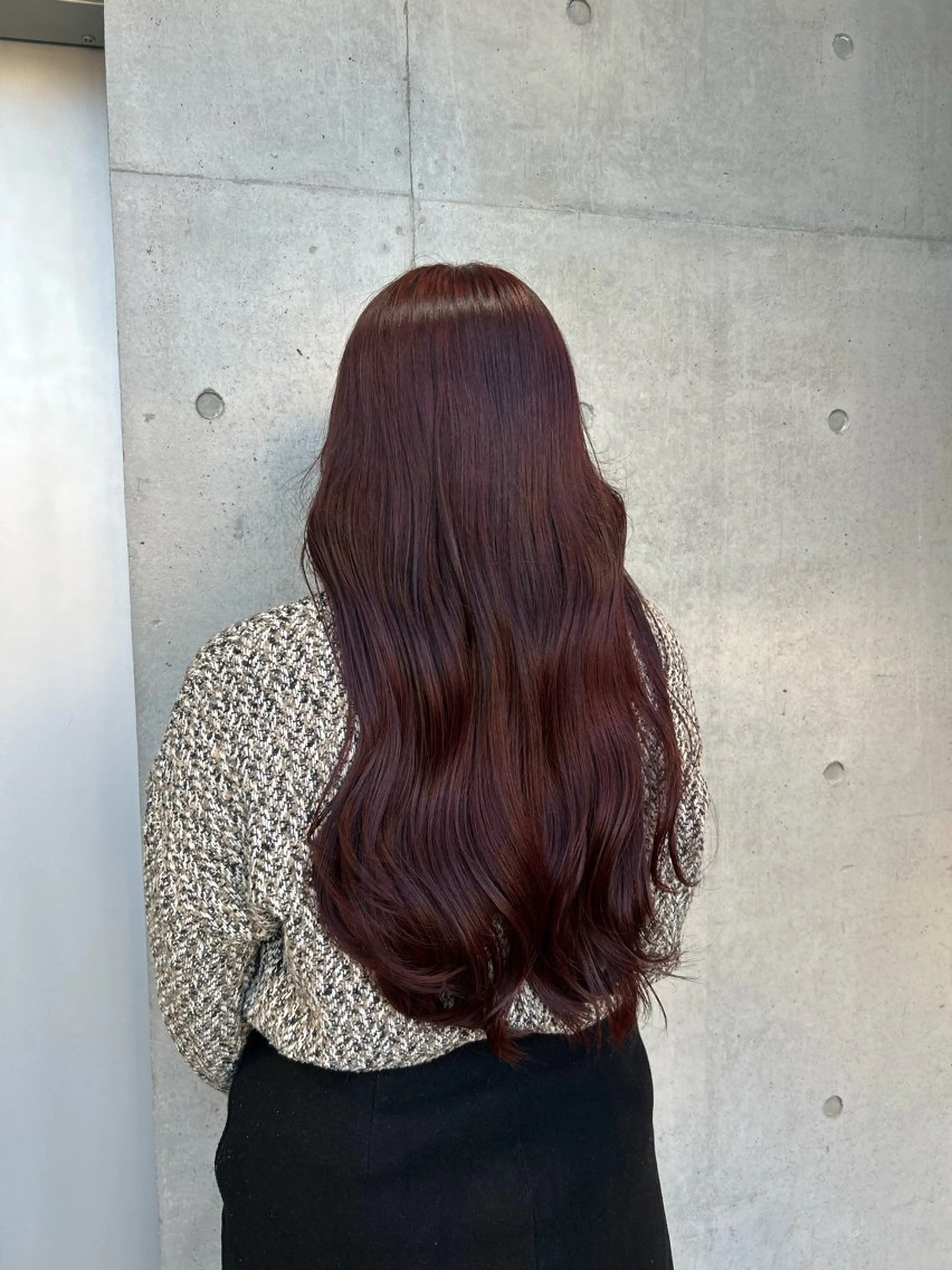 ロング カラー ヘアアレンジ ヘアカラー トリートメント ボブ艶モテカラー🫧 カリンのヘアスタイル