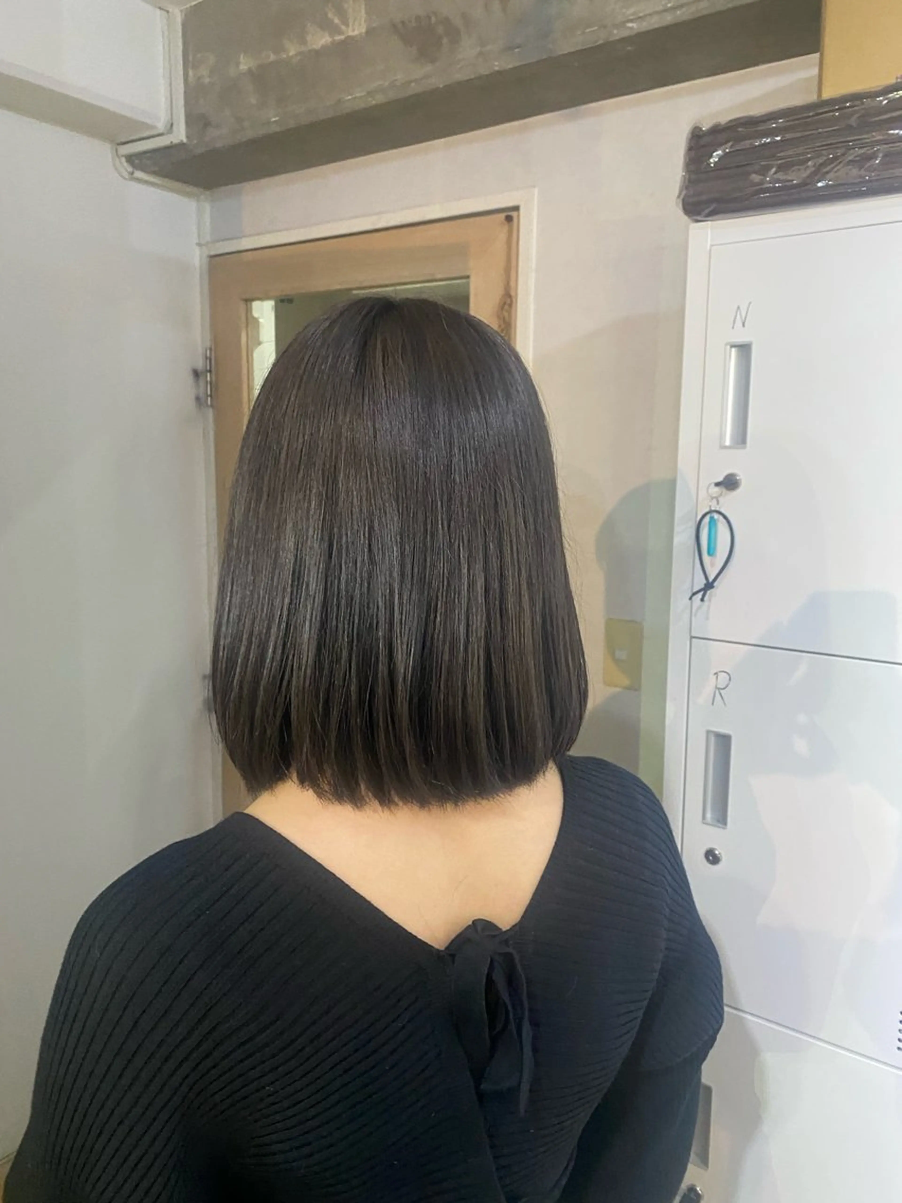 ミディアム カラー ブリーチカラーと、髪 質改善。HARUKAのヘアスタイル