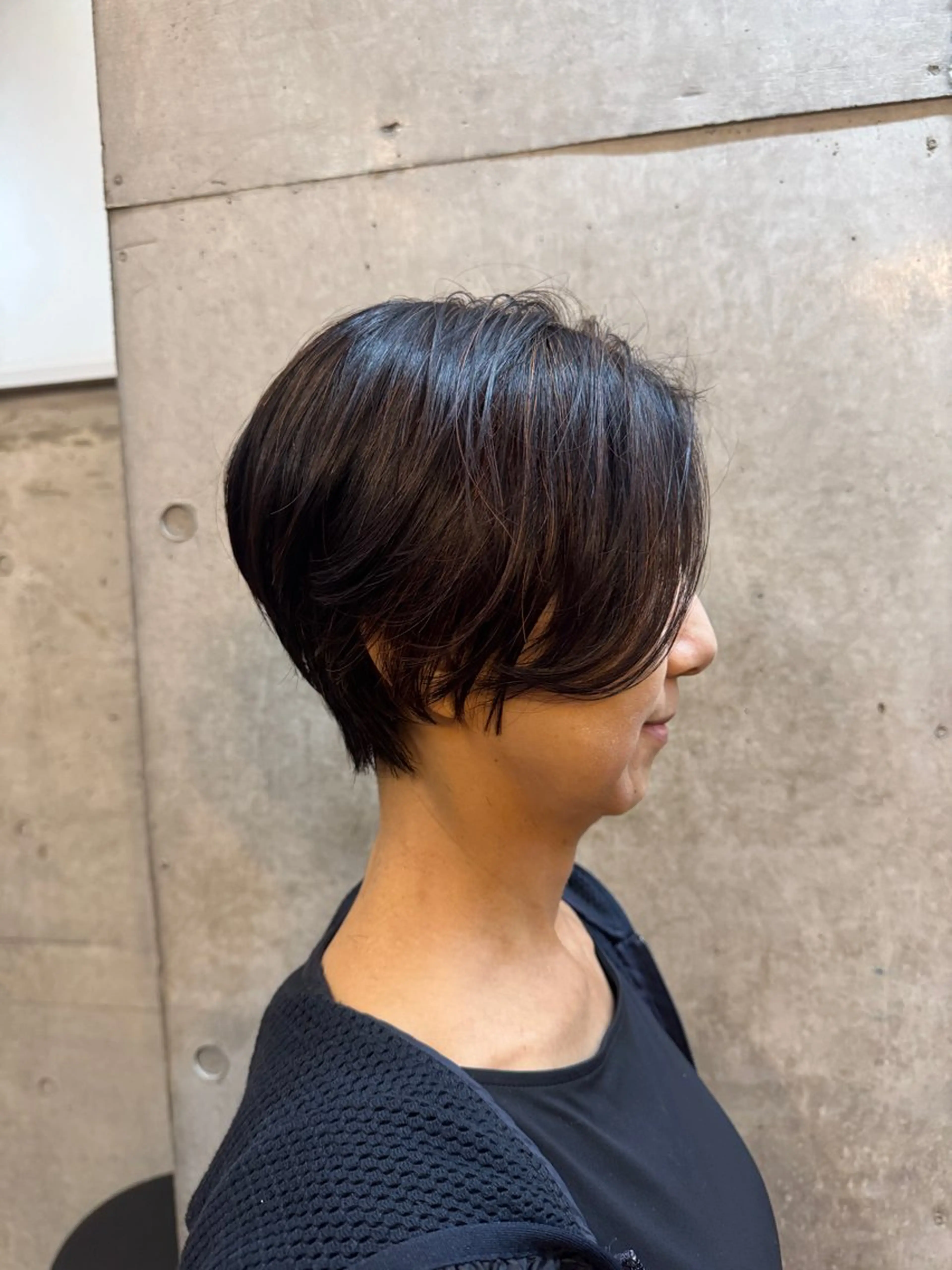 ショート ハンサムショート ショートヘア Fam 代官山所属・佐藤 百葉のヘアスタイル