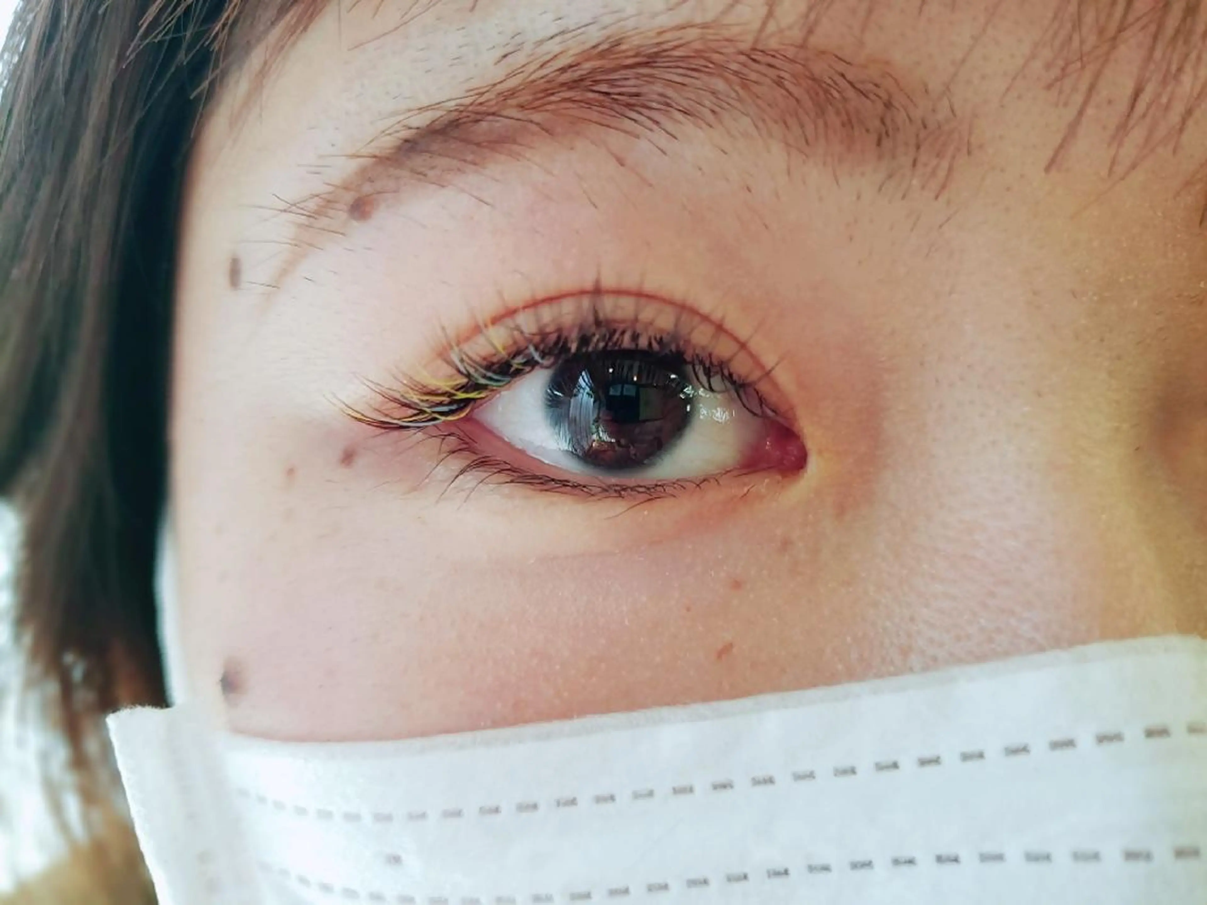 マツエク・マツパ カラーマツエク 風間 莉緒のマツエク・マツパデザイン