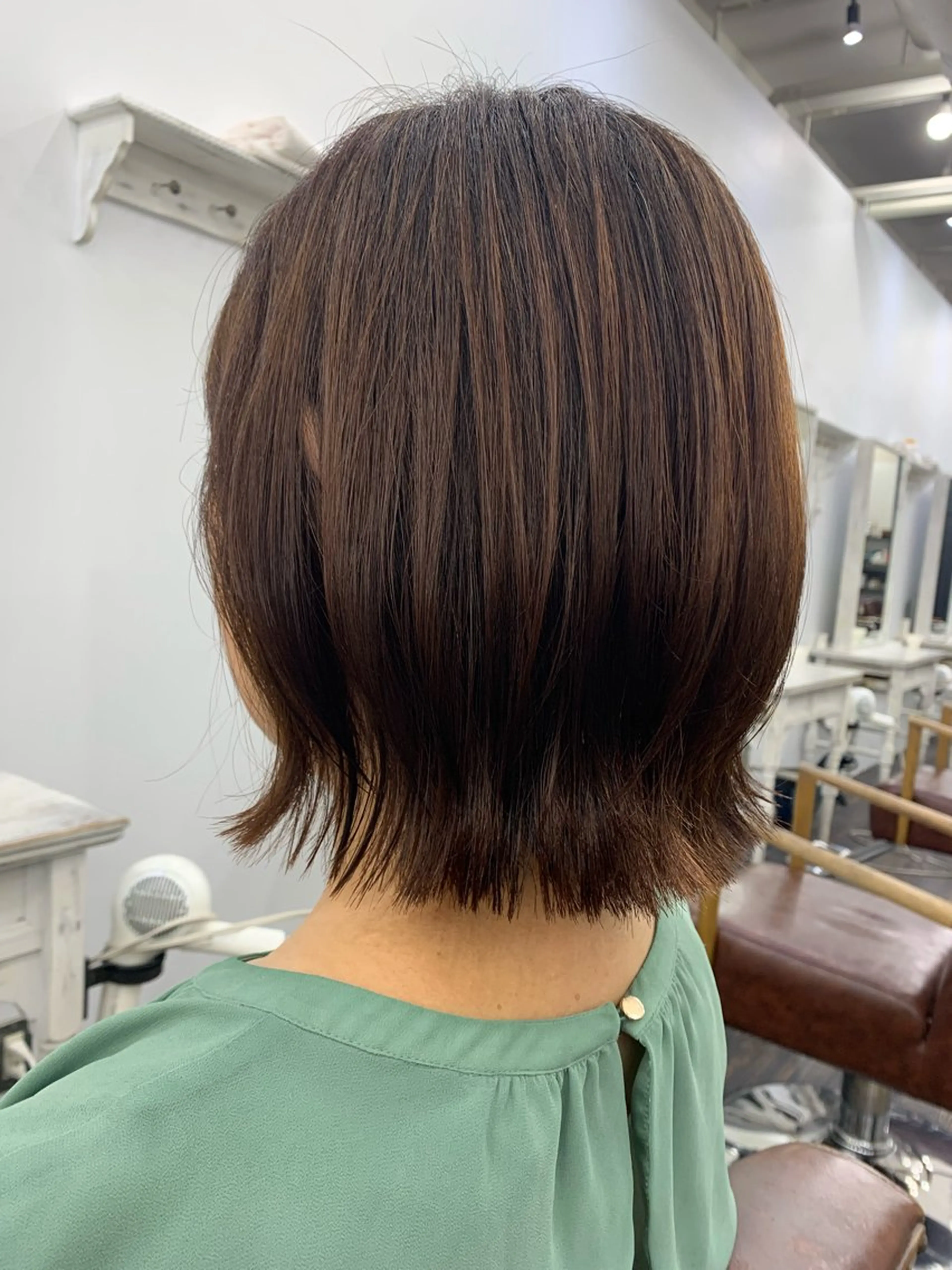 ショート ボブレイヤー ボブ レイヤーカット Rina🪄 韓国風レイヤーcutのヘアスタイル