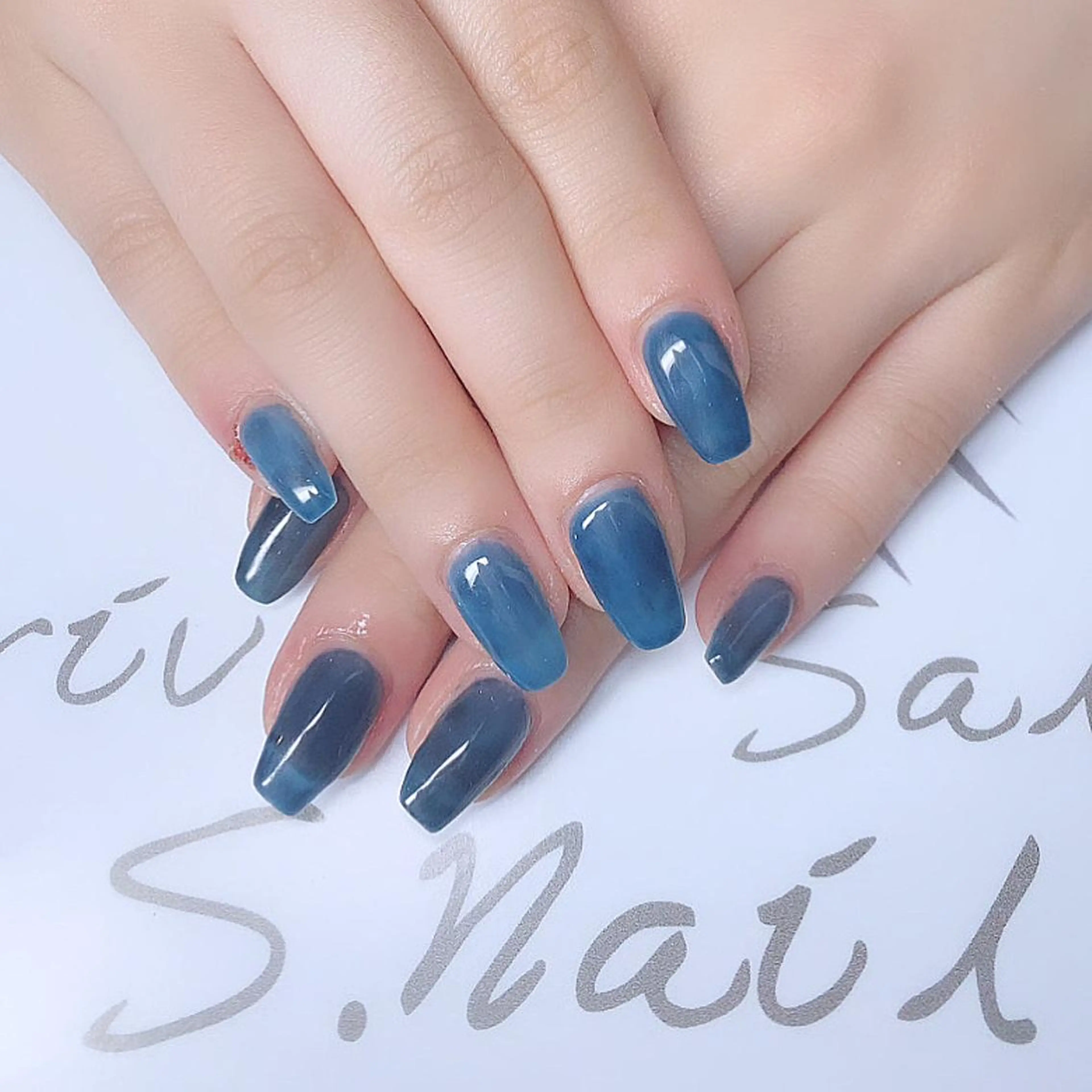 ネイル 西大分S.Nail 𓏲⋆🪸.⋆⸜🫧のネイルデザイン