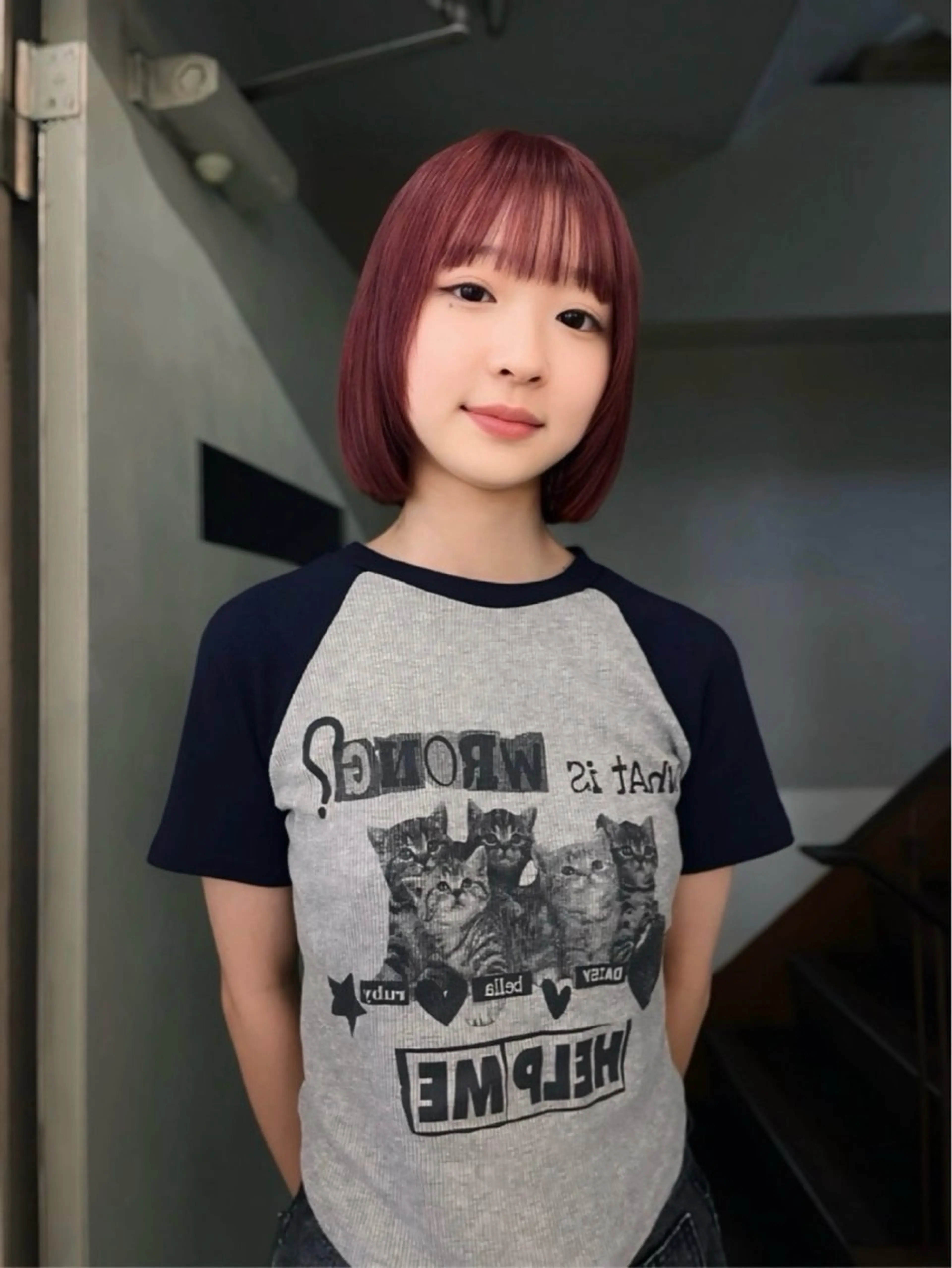 ミディアム カラー Saaya/レイヤー /ブリーチ/ブロンドのヘアスタイル